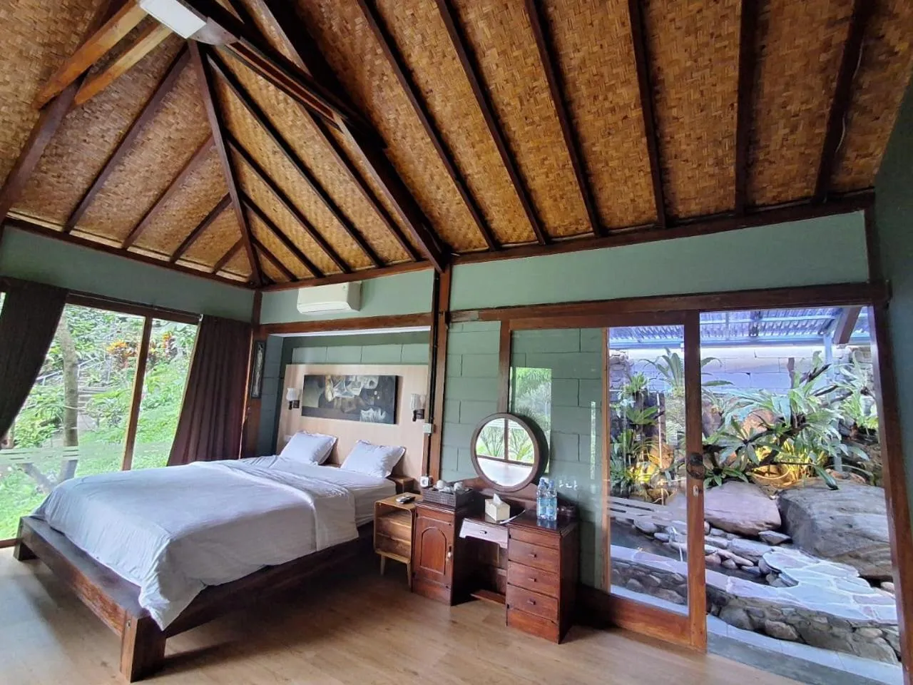 Bedroom, Bed in Tirta Arsanta Hot Springs & Villa