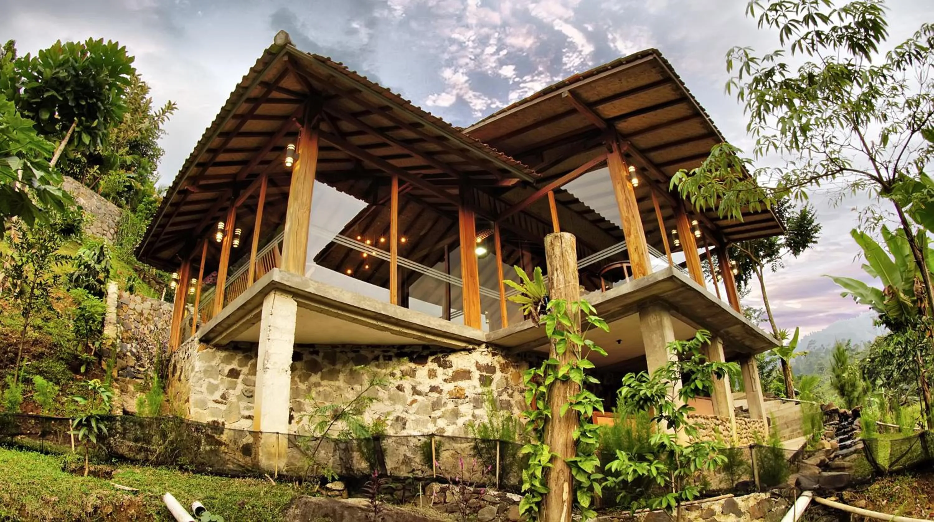 Property building in Tirta Arsanta Hot Springs & Villa