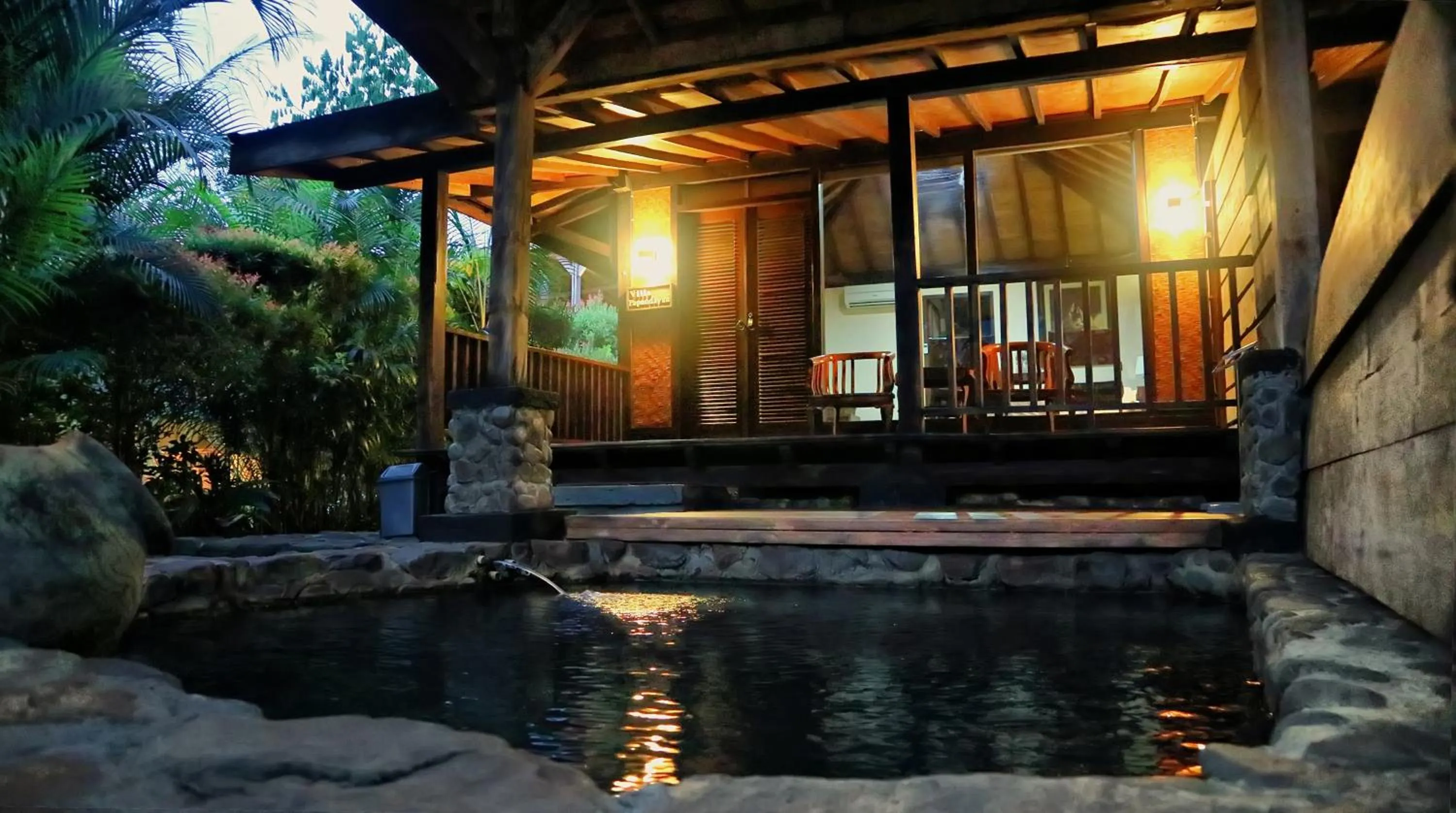 Pool view in Tirta Arsanta Hot Springs & Villa