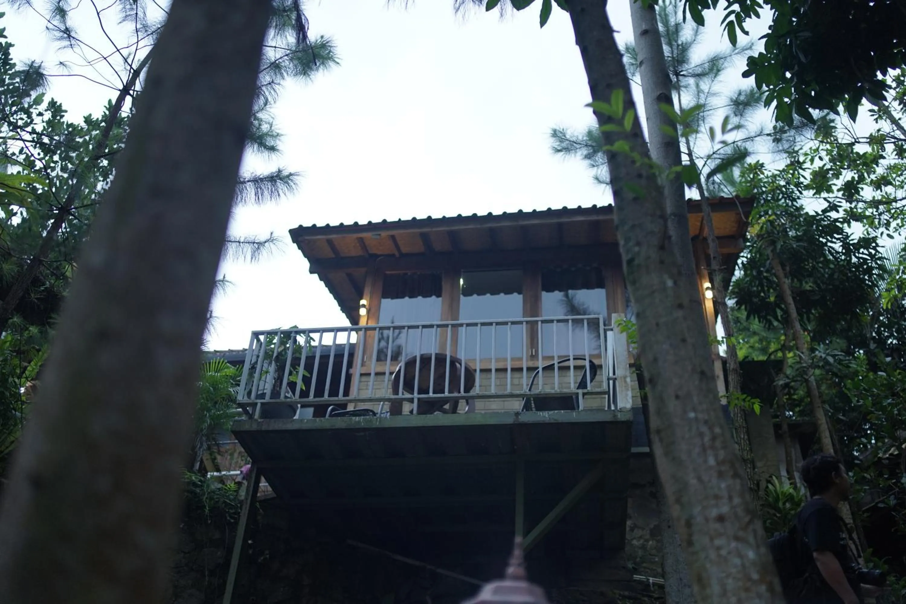 Balcony/Terrace in Tirta Arsanta Hot Springs & Villa
