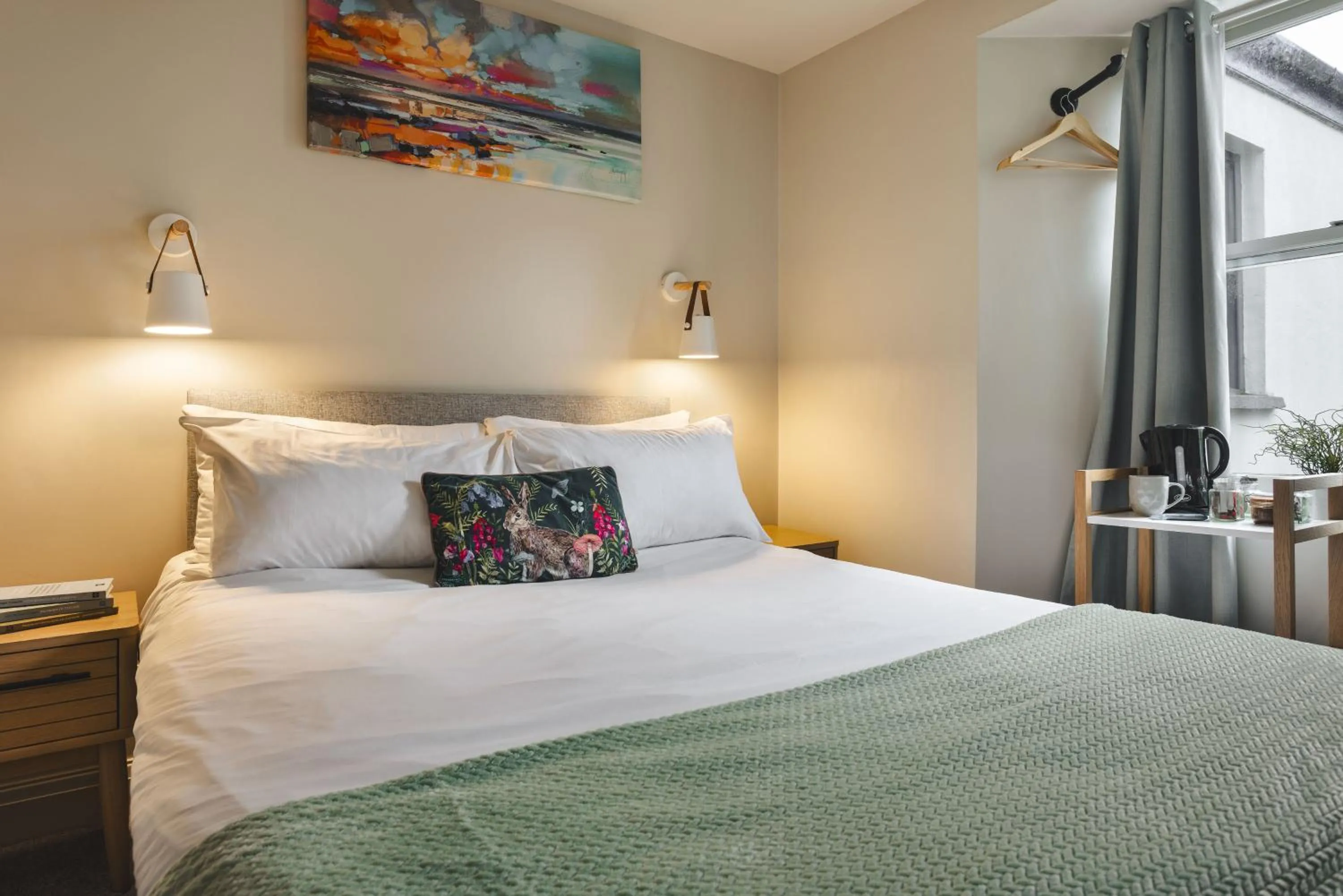 Bed in The Hive at Poppi-Red