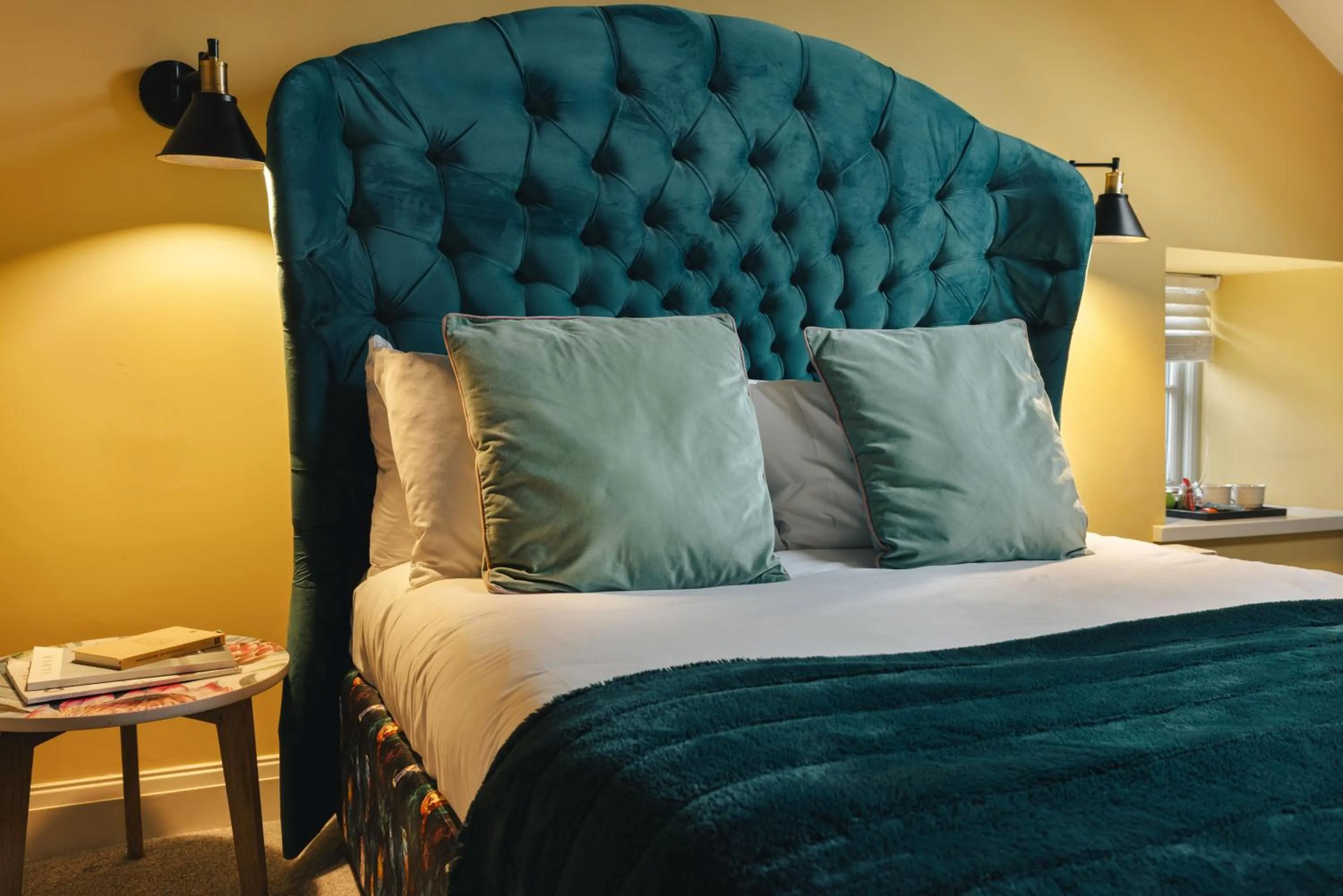 Bed in The Hive at Poppi-Red