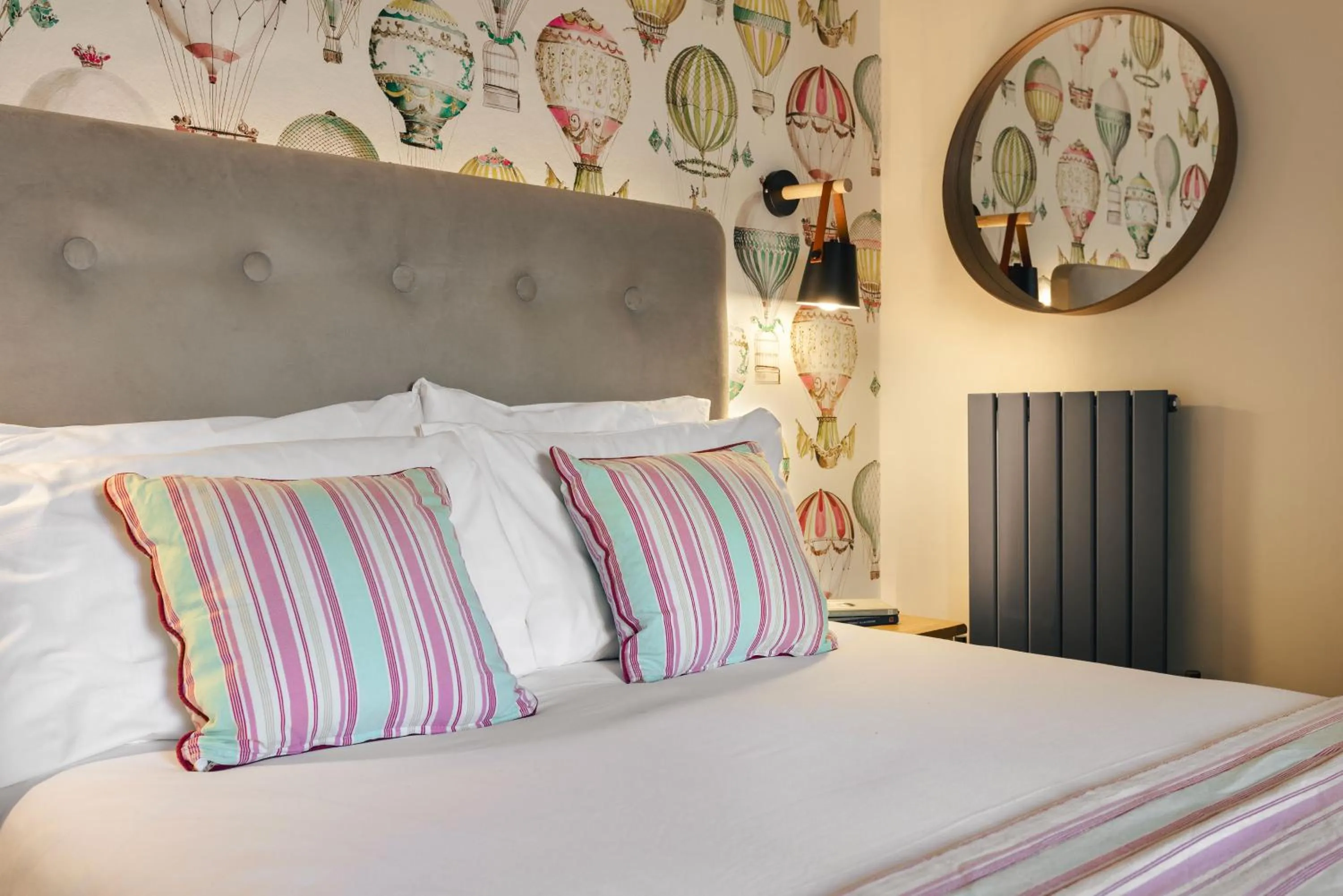 Bed in The Hive at Poppi-Red