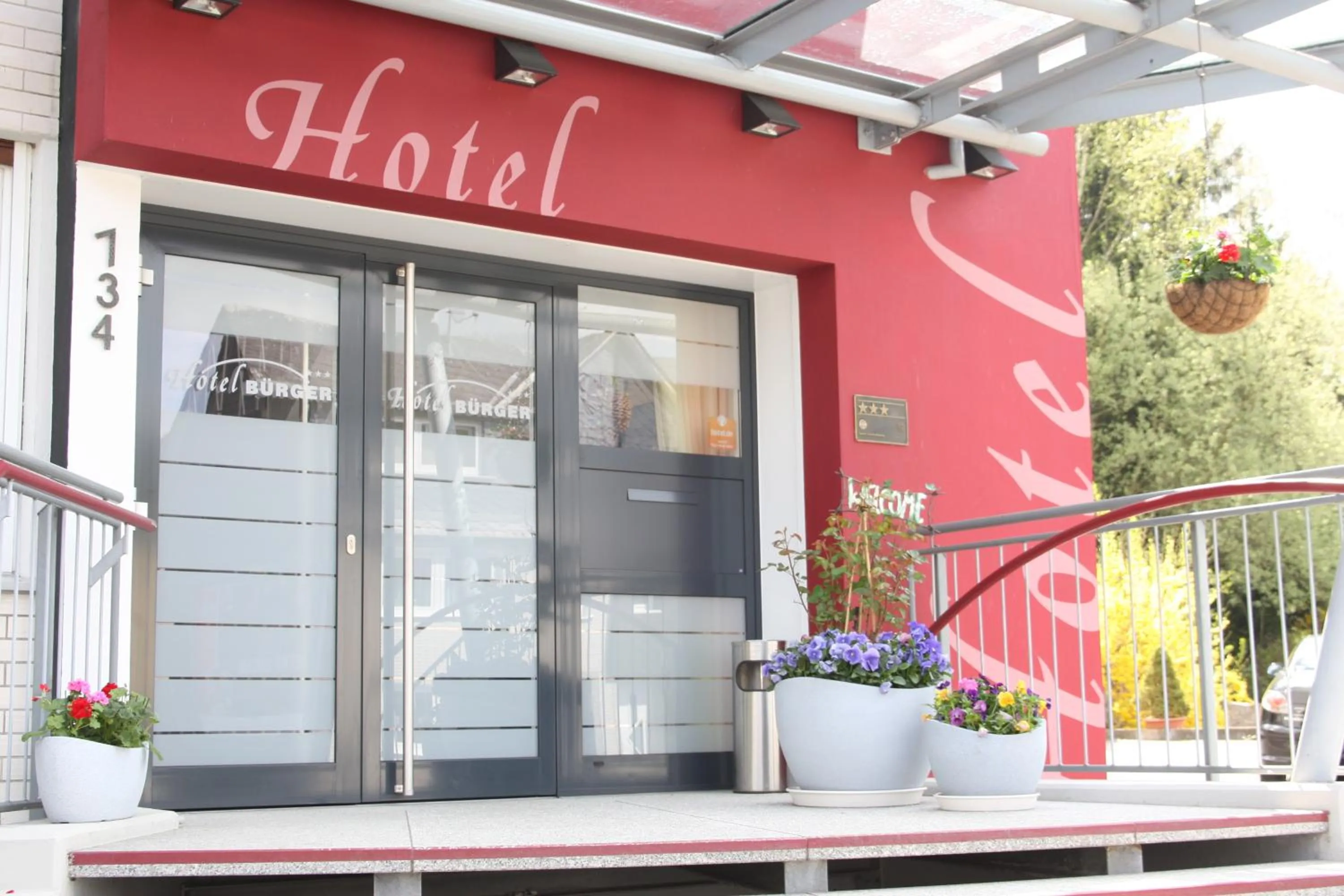 Facade/entrance in Hotel Bürger