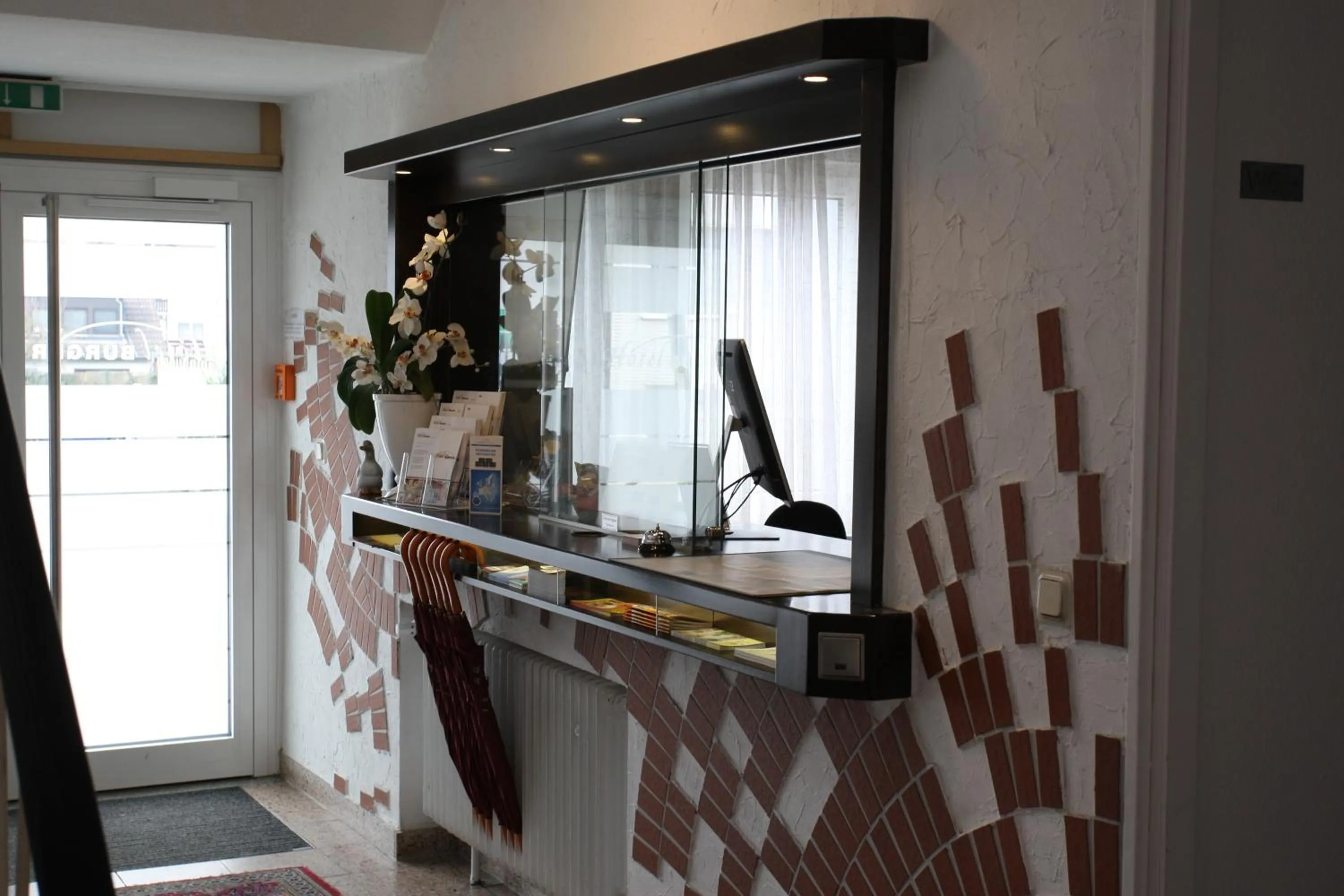 Lobby or reception in Hotel Bürger