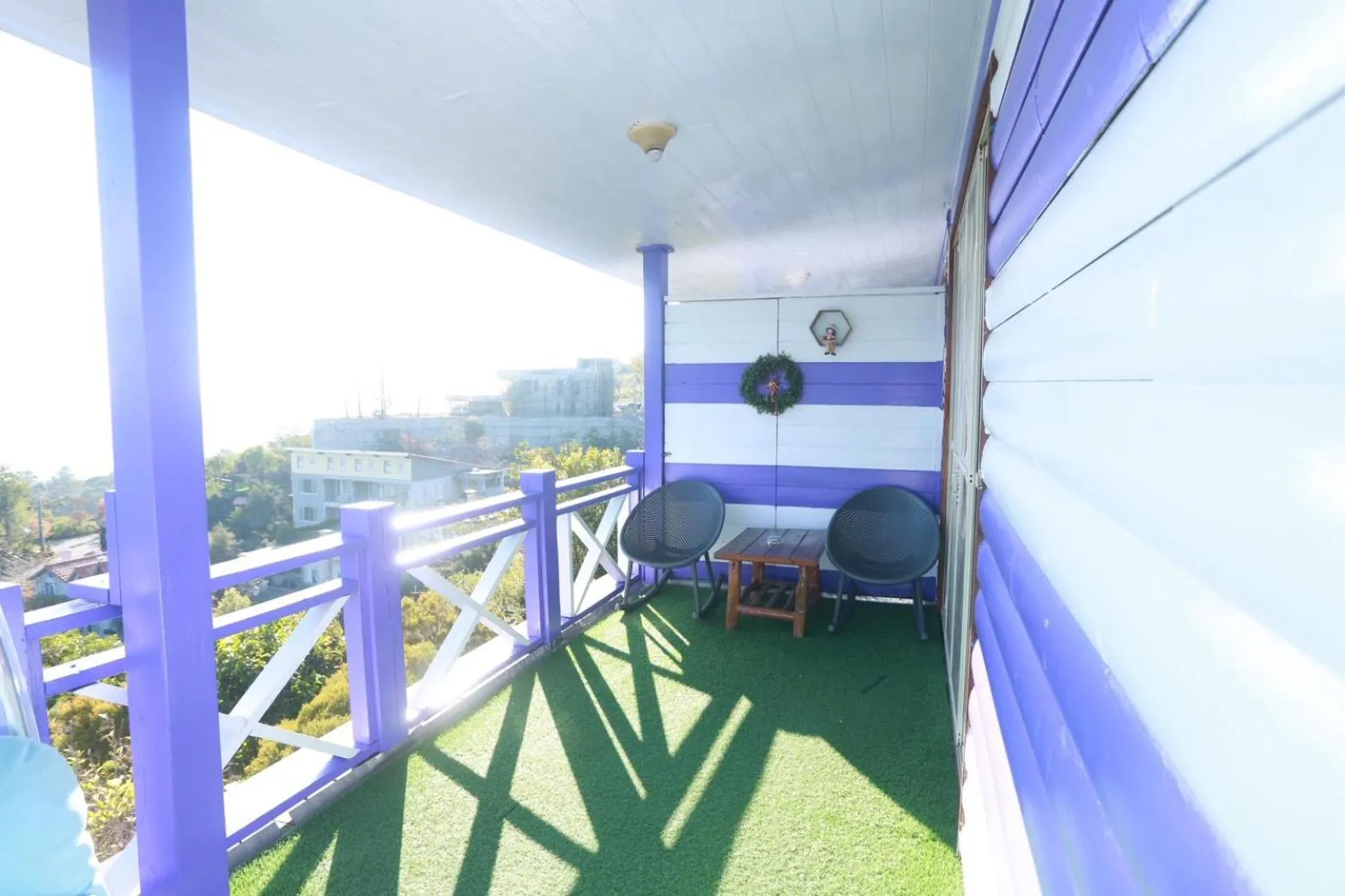 Balcony/Terrace in Julie's Garden, Cingjing - Fon Chin Homestay