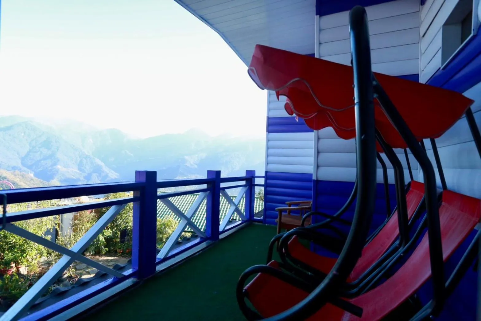 Balcony/Terrace in Julie's Garden, Cingjing - Fon Chin Homestay