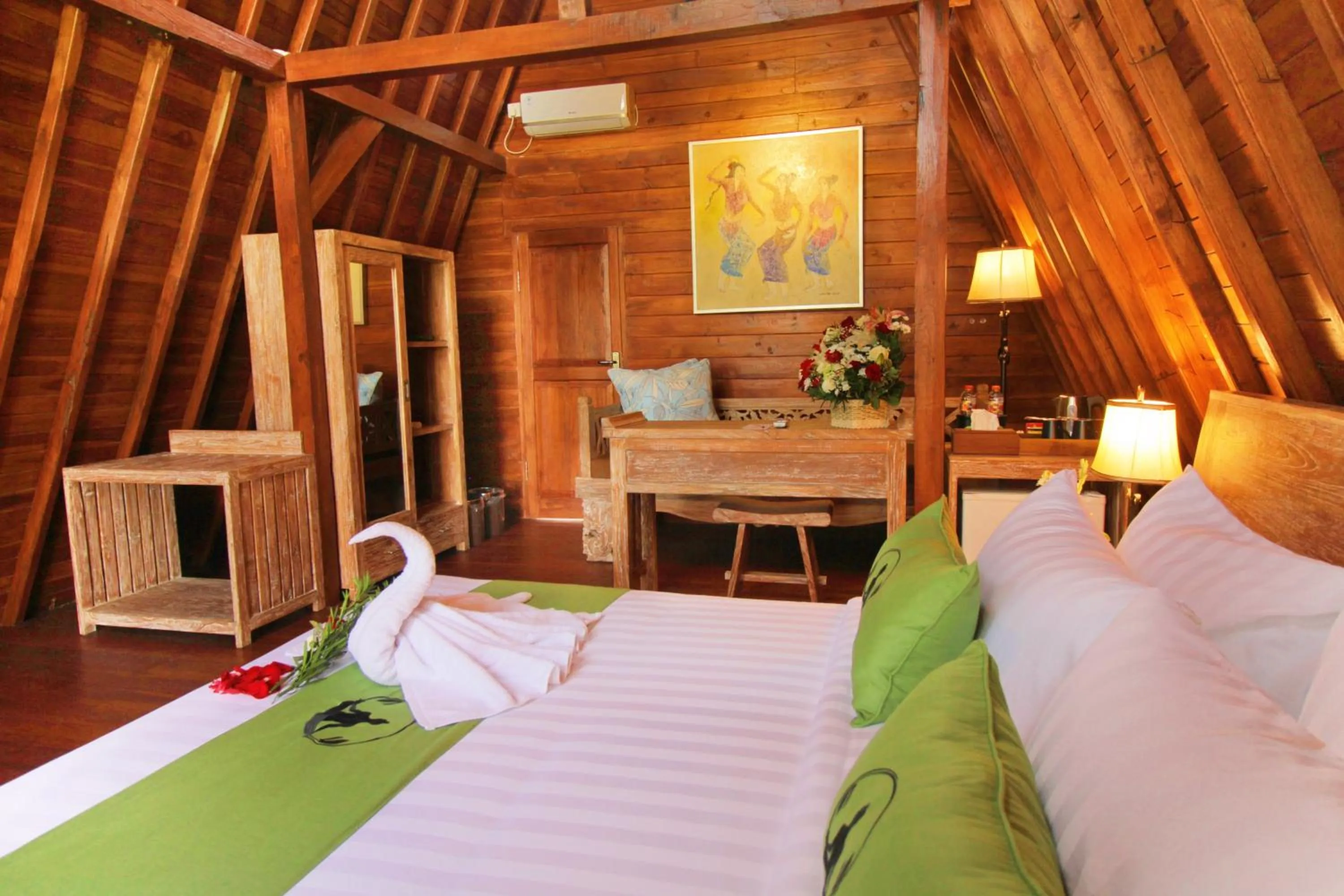 Bed in Alam Kawi Ubud Resort & Spa By Island Escape