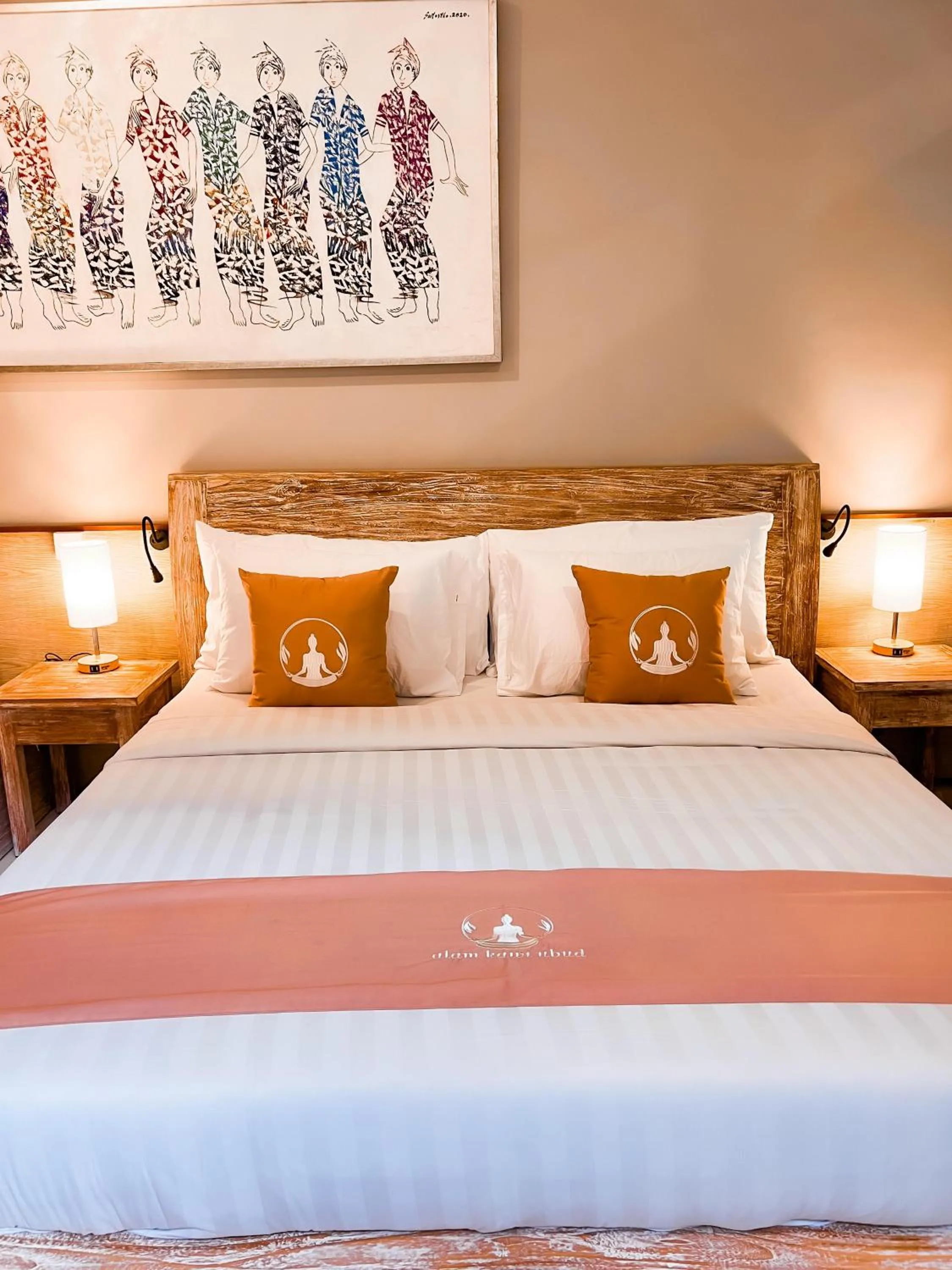 Bed in Alam Kawi Ubud Resort & Spa By Island Escape