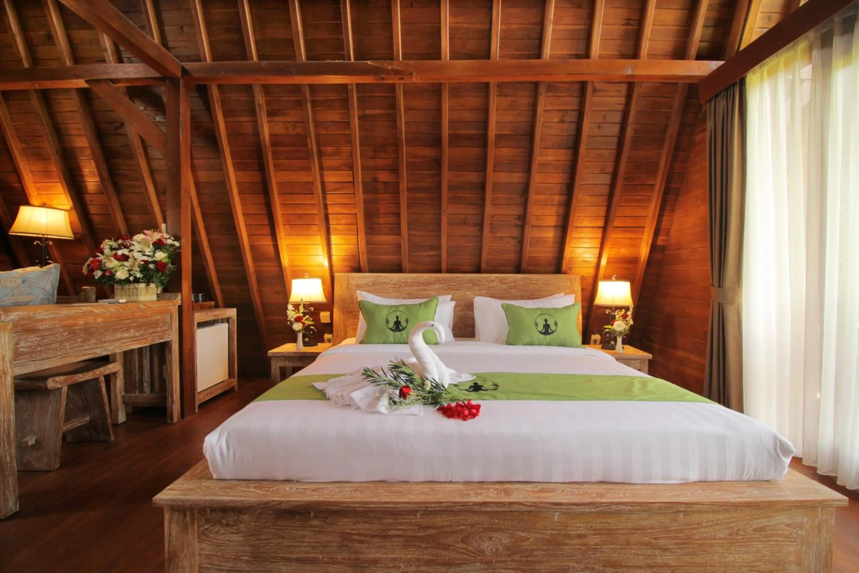 Bed in Alam Kawi Ubud Resort & Spa By Island Escape