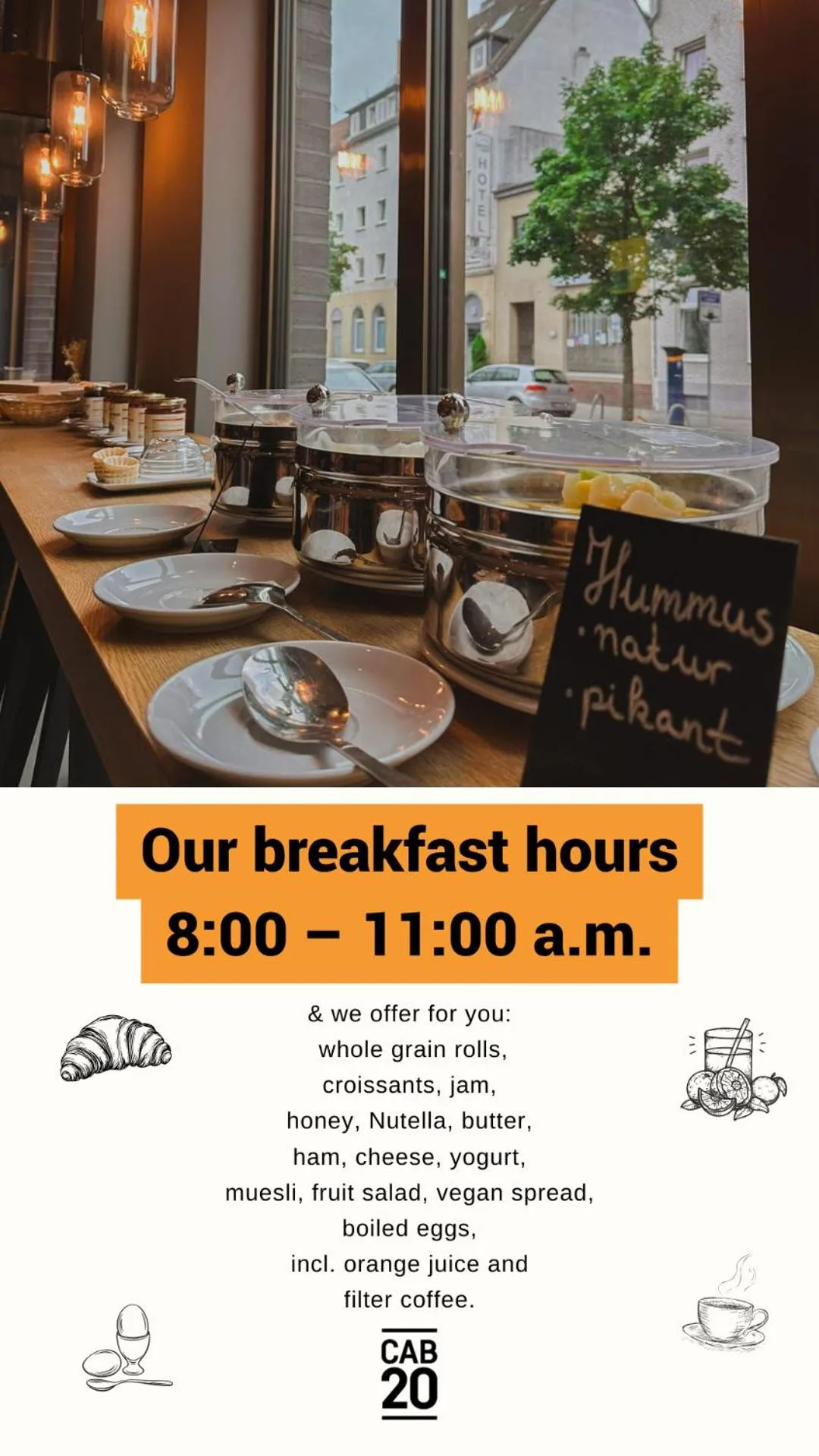 Text overlay in CAB20