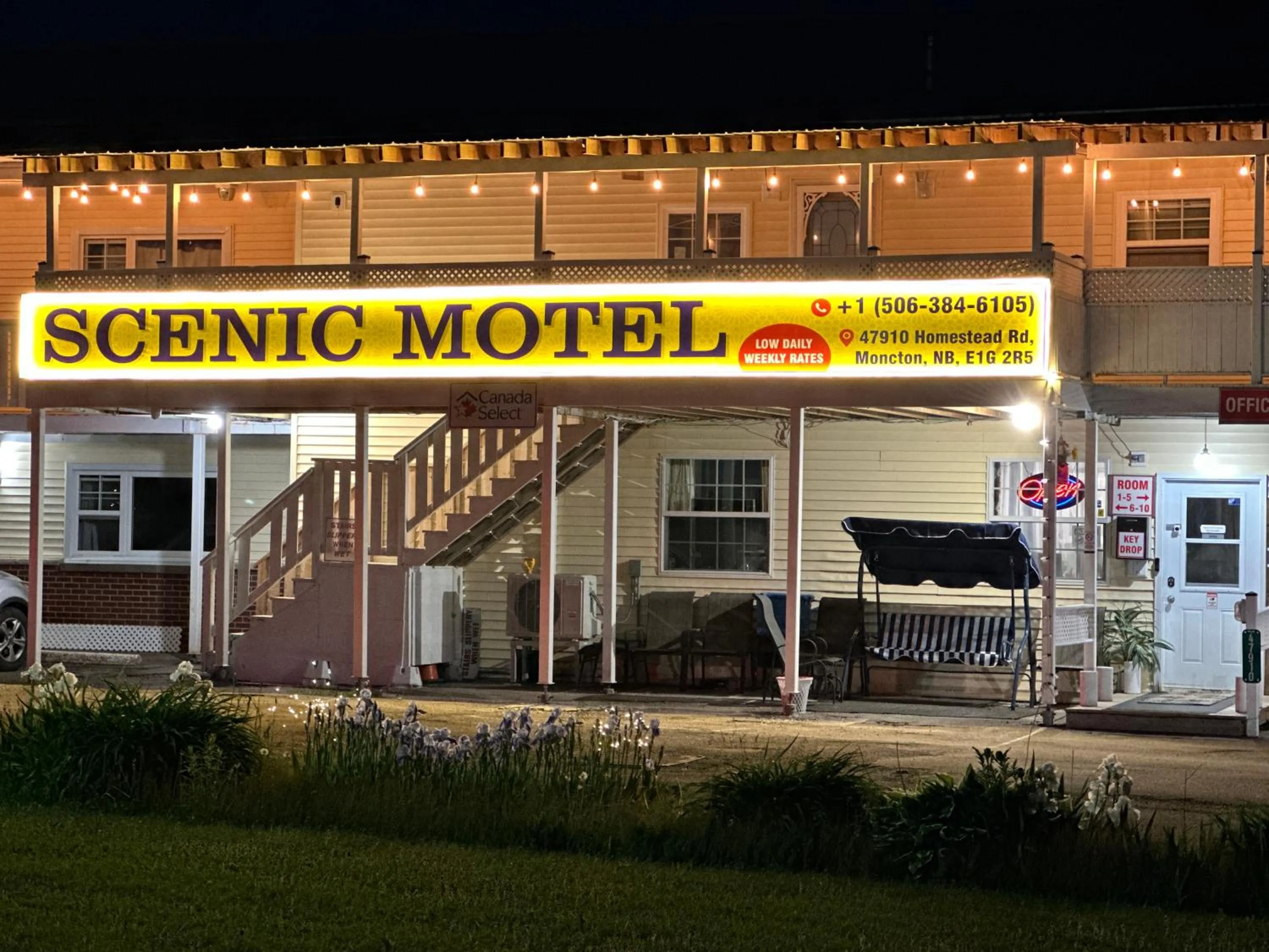 Property building in Scenic Motel Moncton