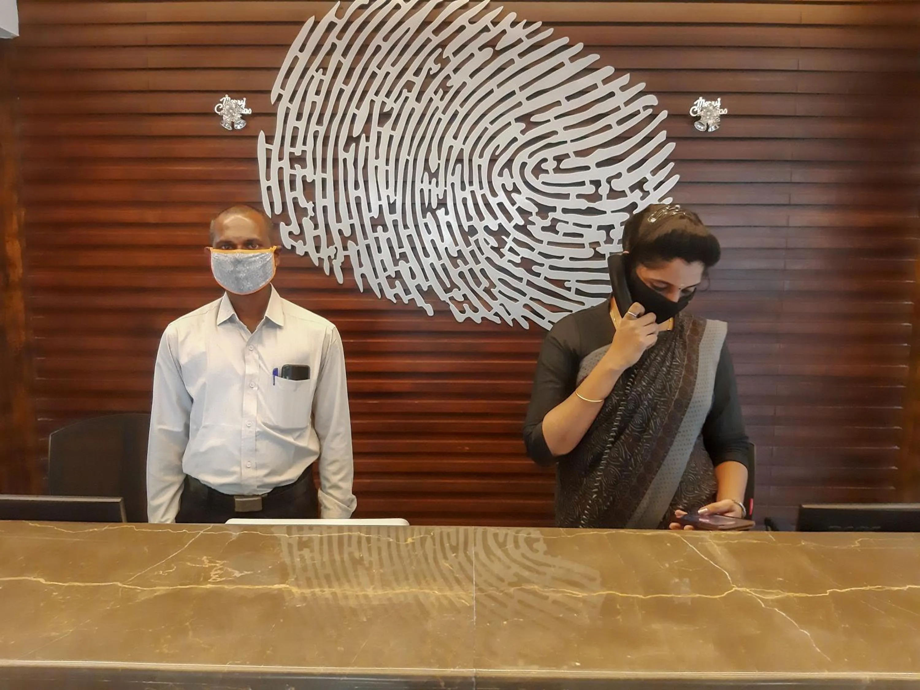 Staff in The Saibaba Hotel