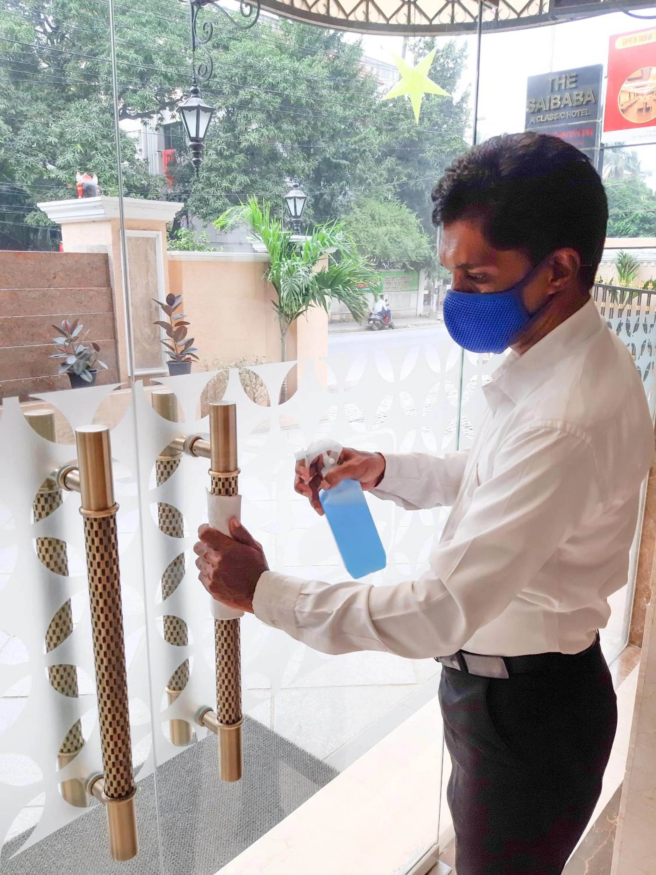 Staff in The Saibaba Hotel