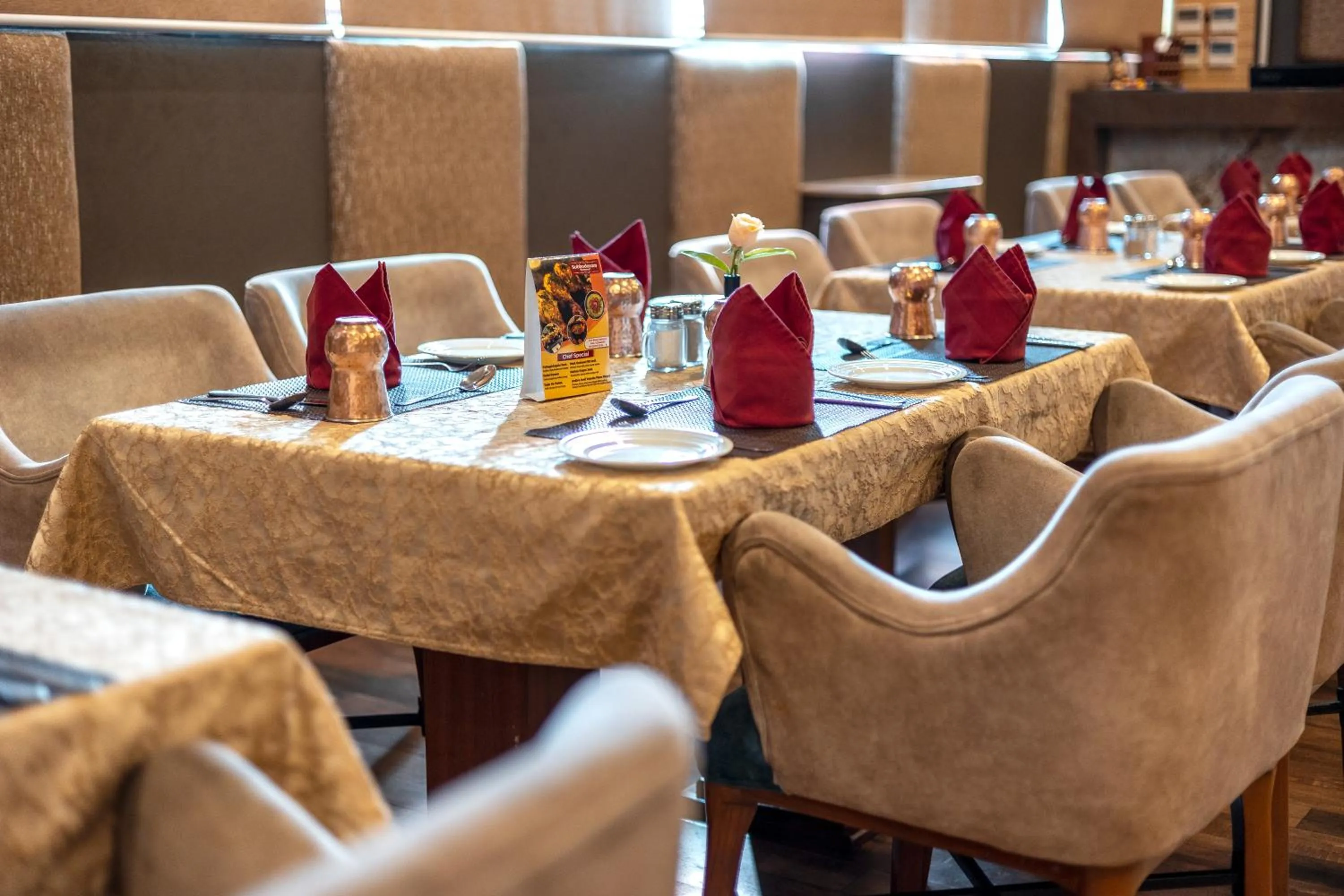 Restaurant/places to eat in The Saibaba Hotel