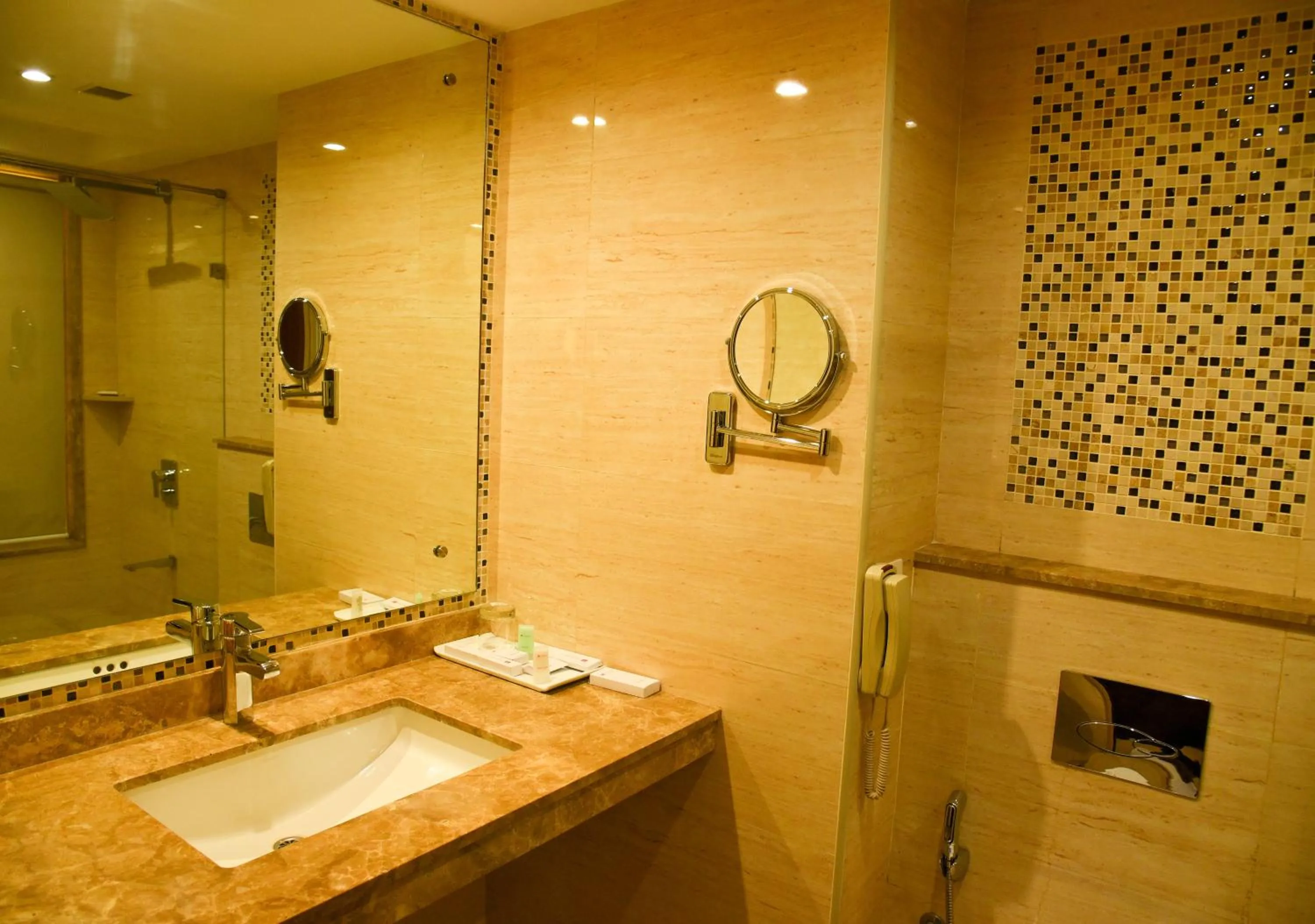 Bathroom in The Saibaba Hotel