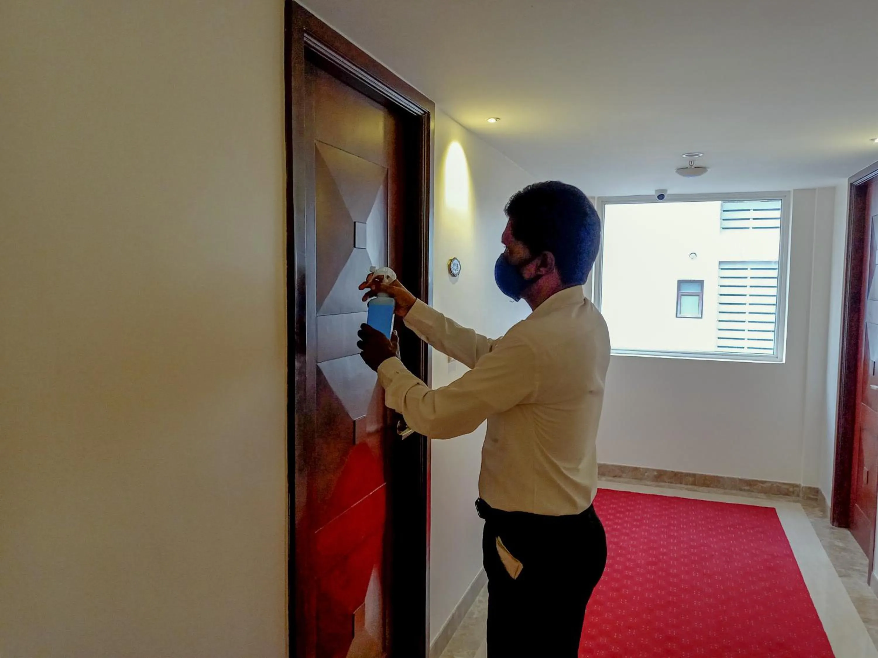 Staff in The Saibaba Hotel