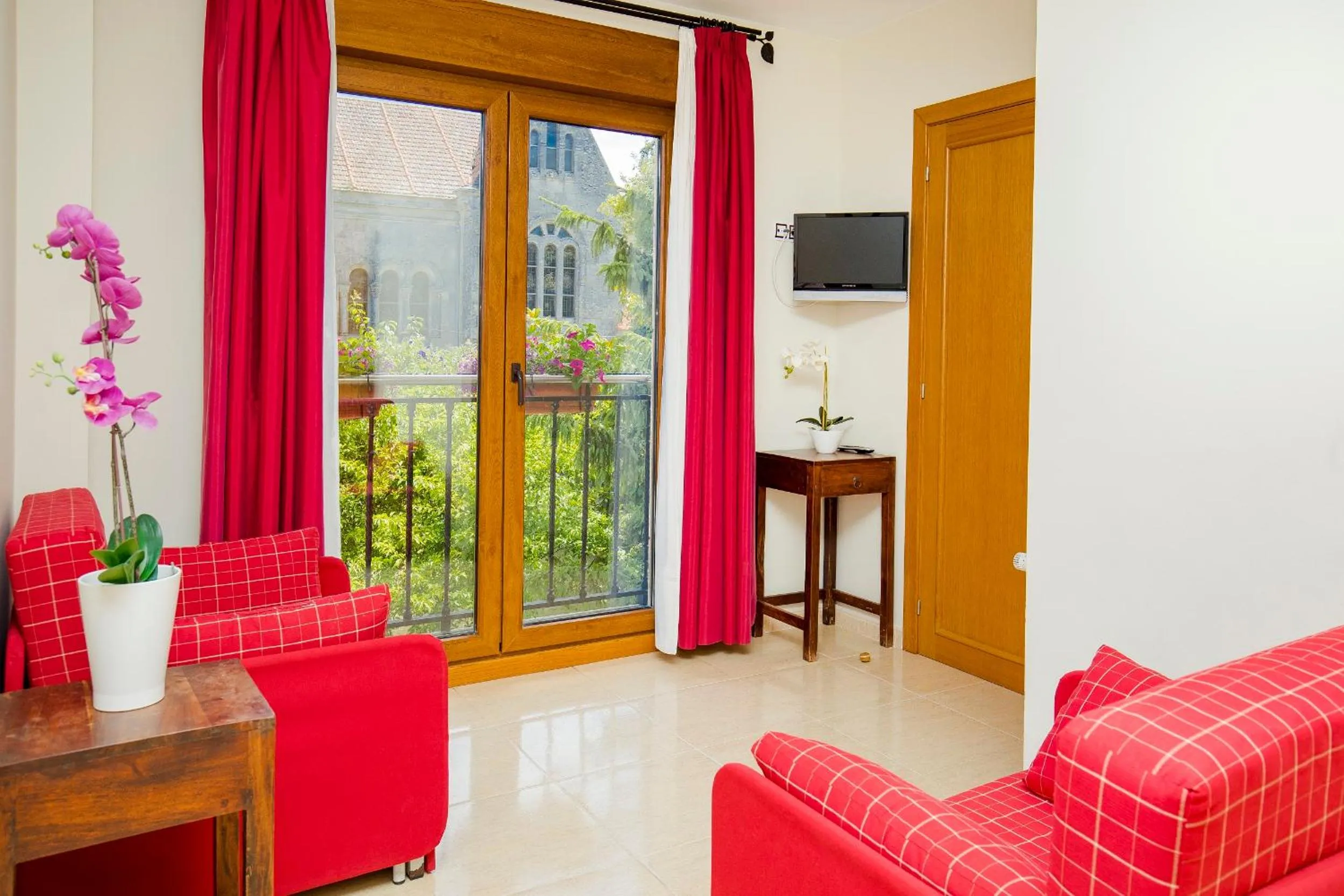 Seating area in Hotel Arce