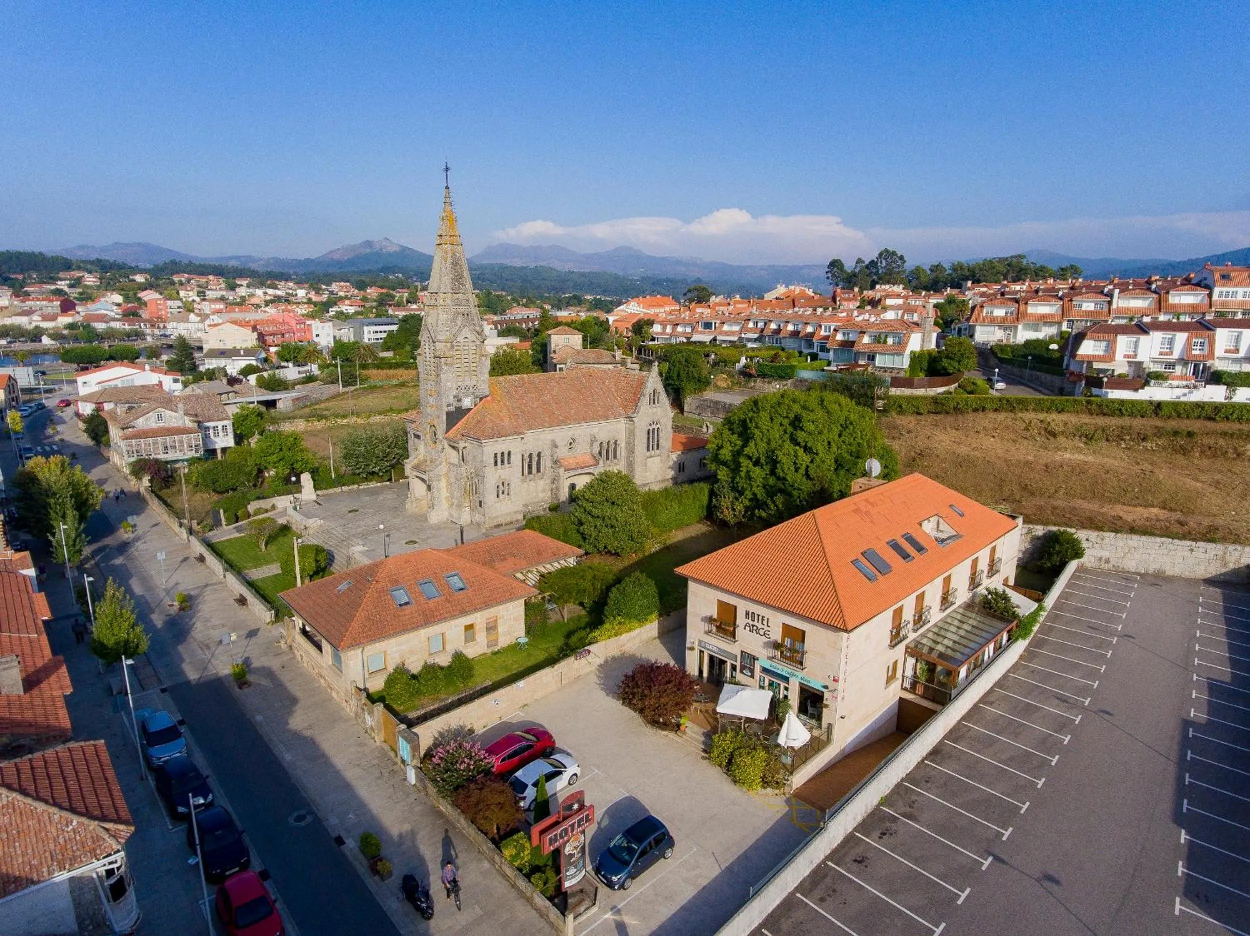 Bird's eye view in Hotel Arce