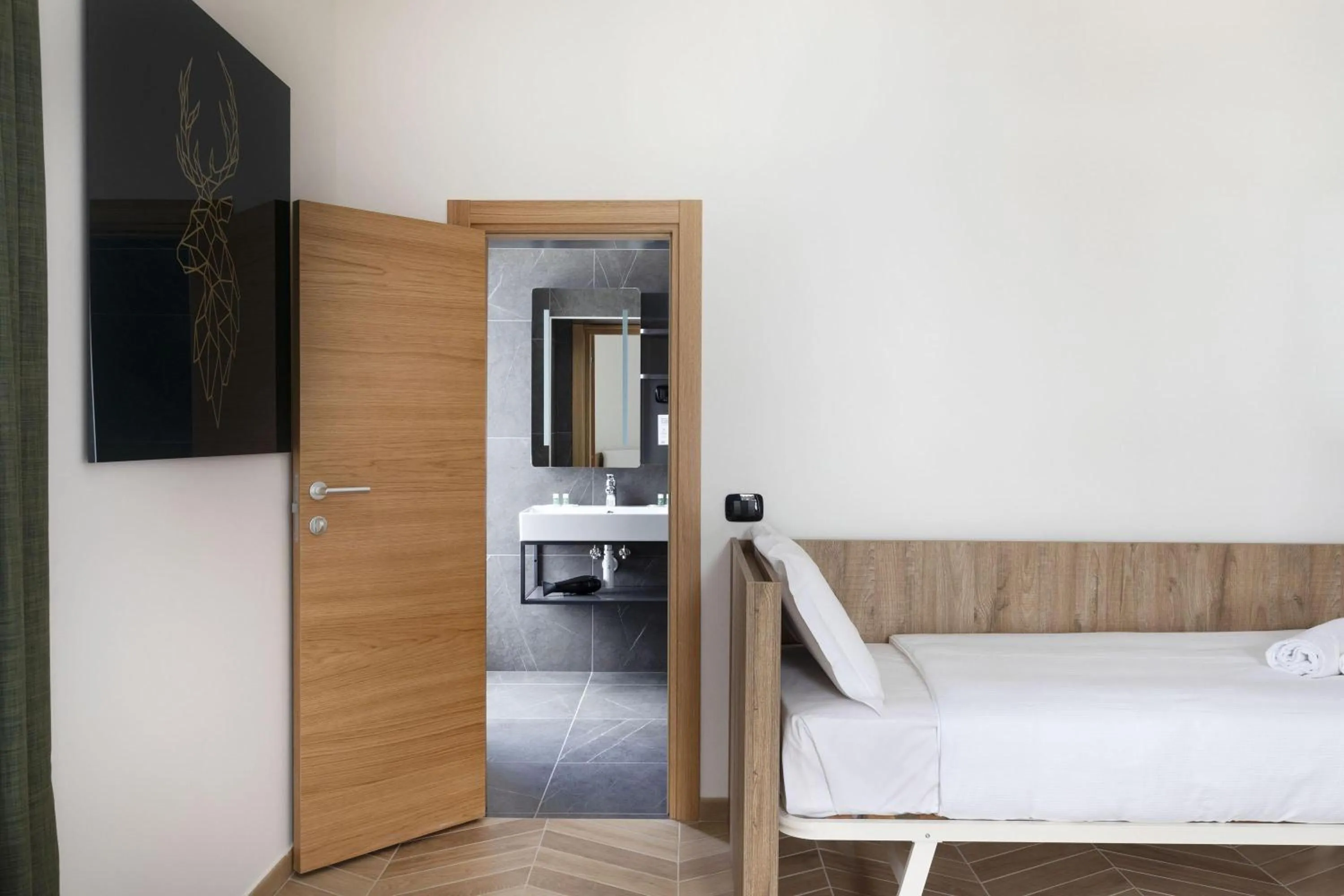 Photo of the whole room, Bed in B&B Hotel Passo Tre Croci Cortina