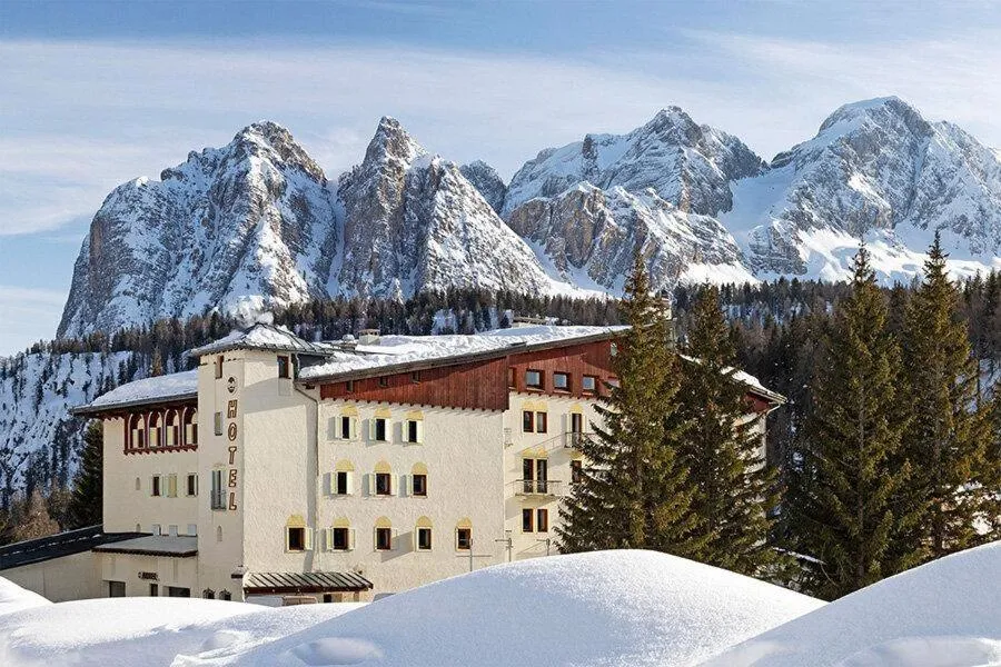 Property building in B&B Hotel Passo Tre Croci Cortina
