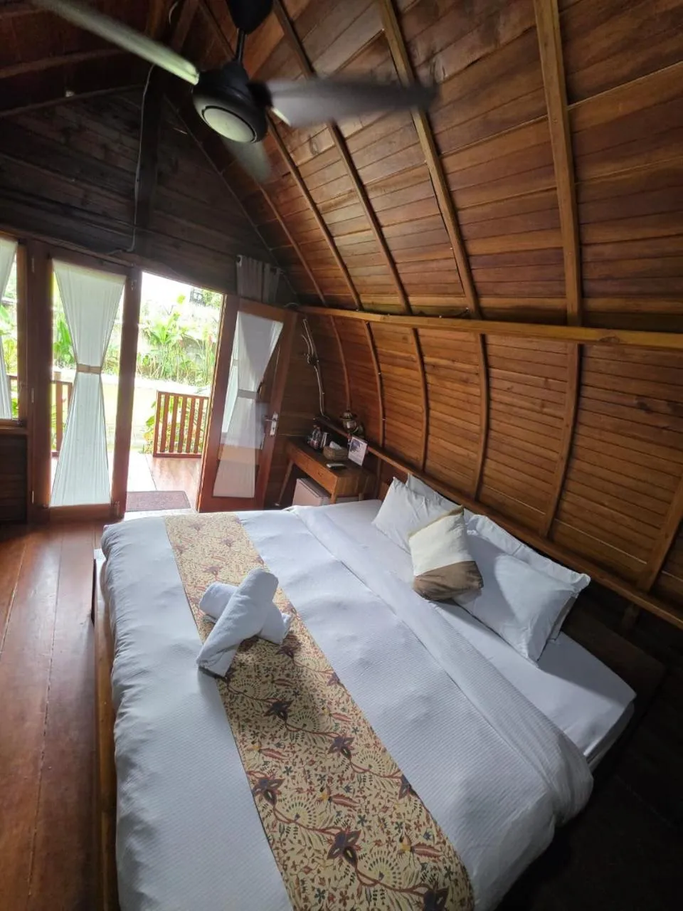 Bed in Umah lumbung bedugul