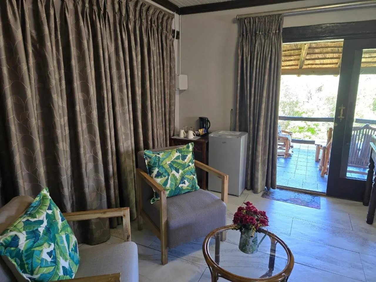 Seating area in Glen Afric Country Lodge