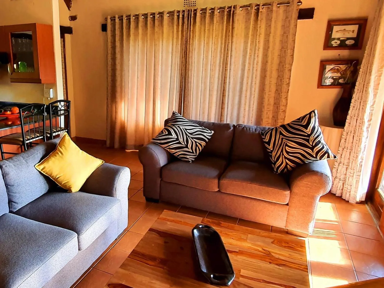 Living room in Glen Afric Country Lodge