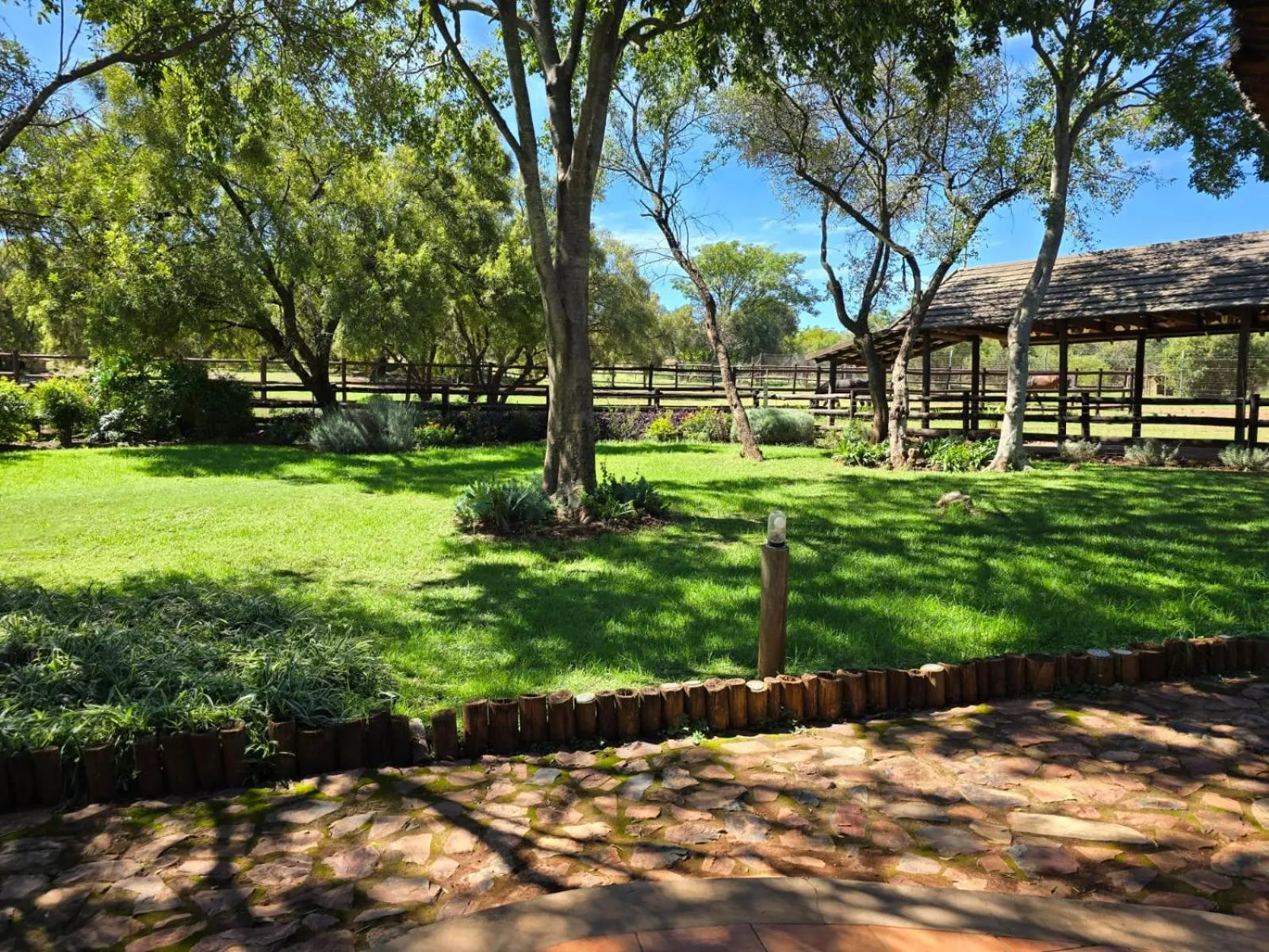 Garden view in Glen Afric Country Lodge