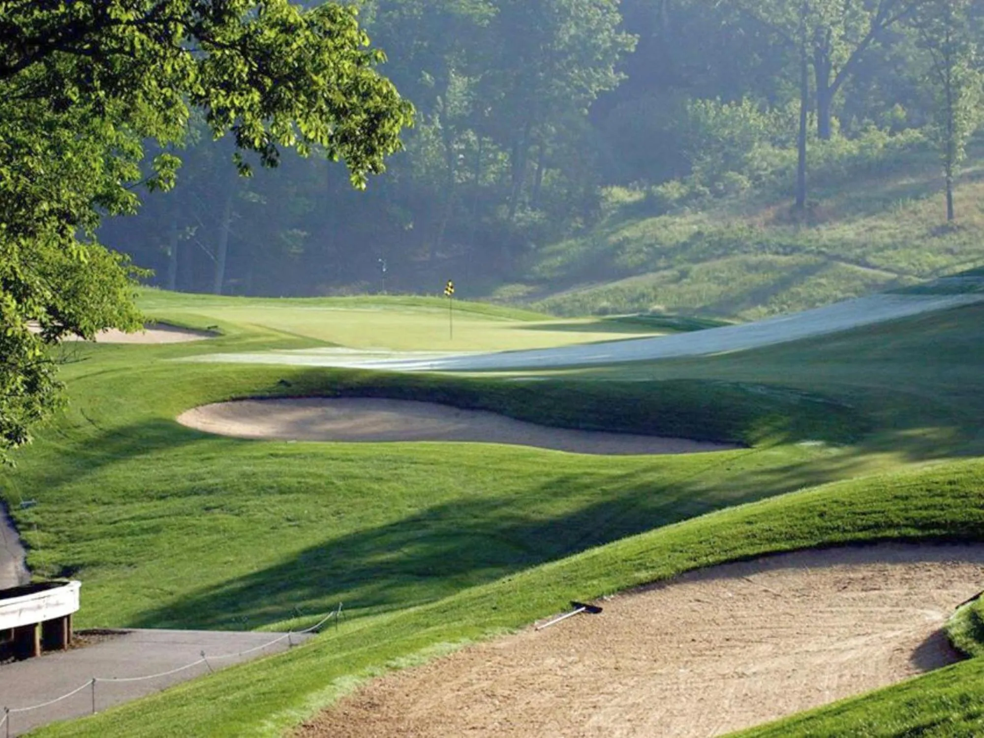Golfcourse in Fort Harrison State Park Inn
