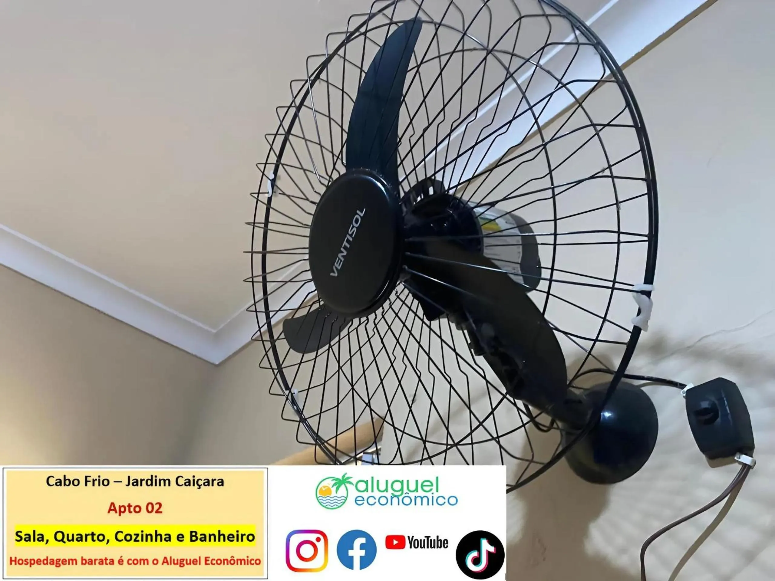 Bedroom in Cabo Frio - Jardim Caiçara - Aluguel Econômico