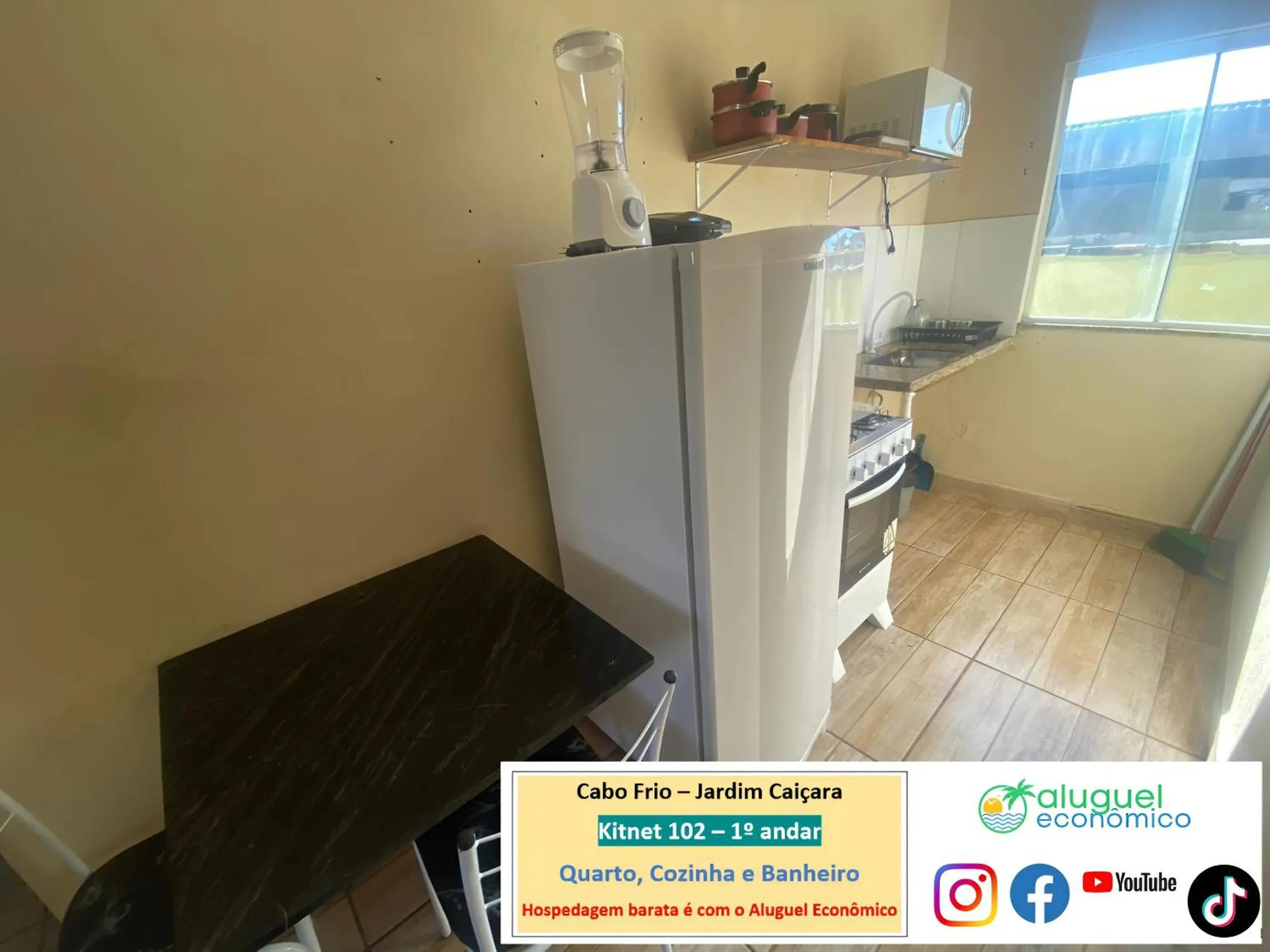 Kitchen or kitchenette in Cabo Frio - Jardim Caiçara - Aluguel Econômico