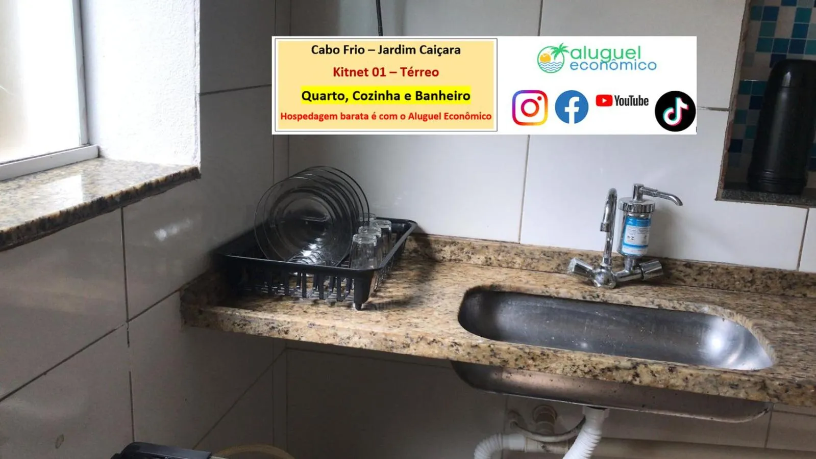 Kitchen or kitchenette in Cabo Frio - Jardim Caiçara - Aluguel Econômico