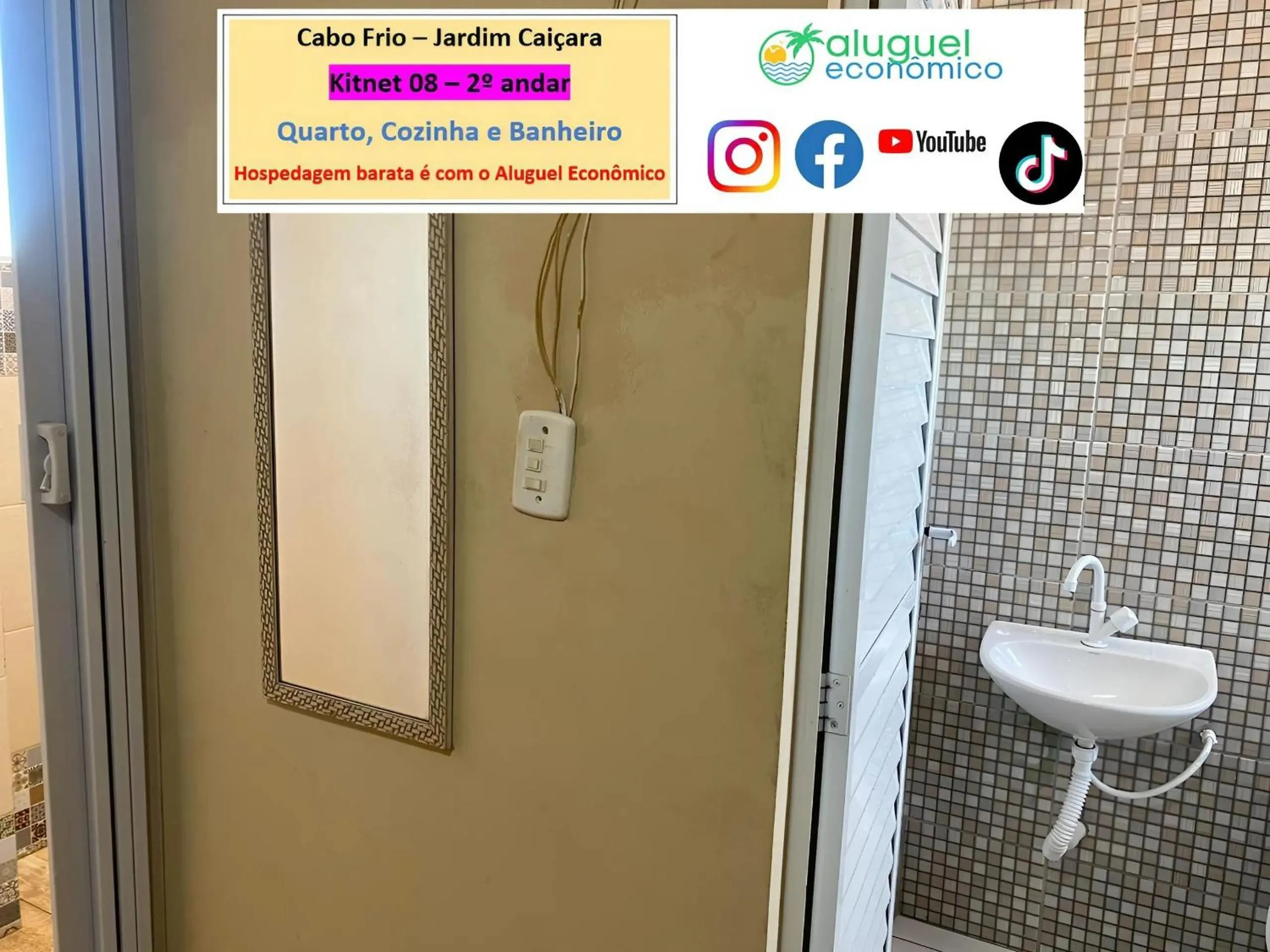 Toilet in Cabo Frio - Jardim Caiçara - Aluguel Econômico