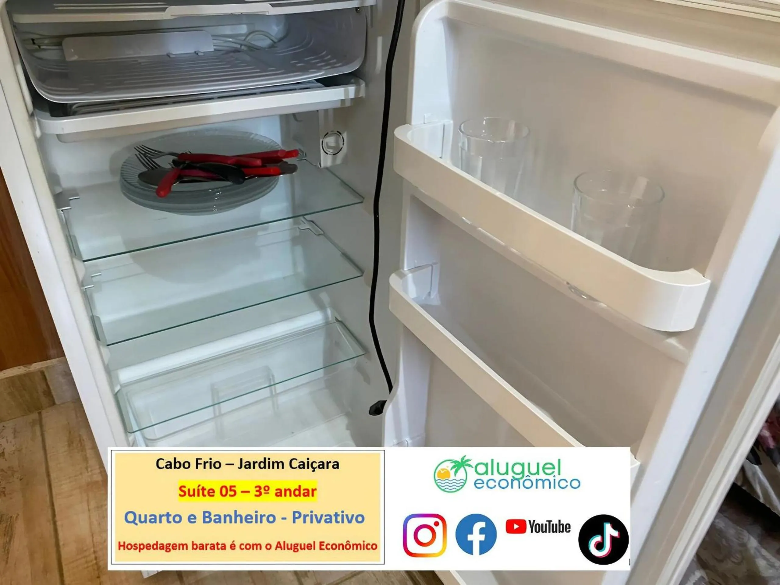 Bedroom in Cabo Frio - Jardim Caiçara - Aluguel Econômico