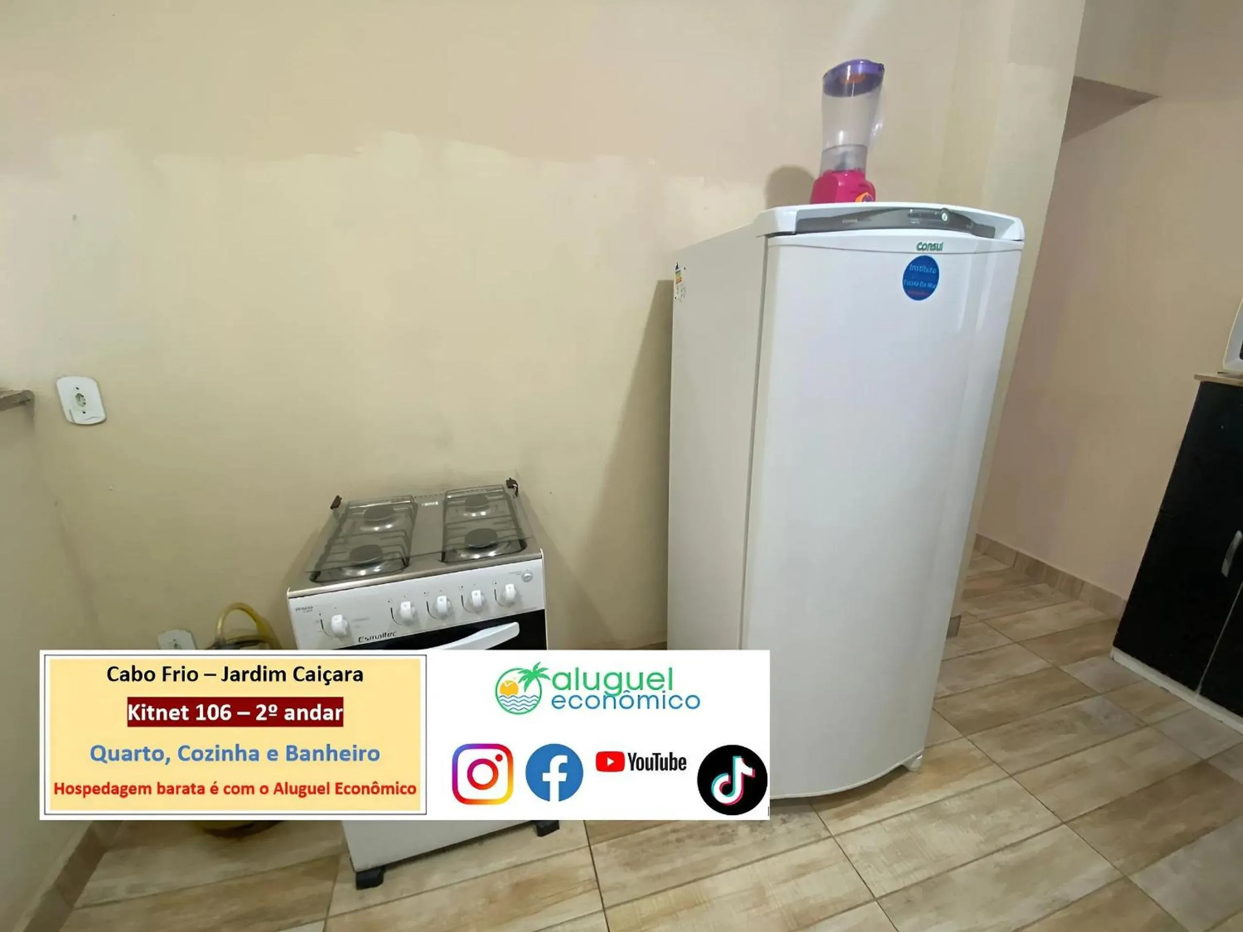 Kitchen or kitchenette in Cabo Frio - Jardim Caiçara - Aluguel Econômico