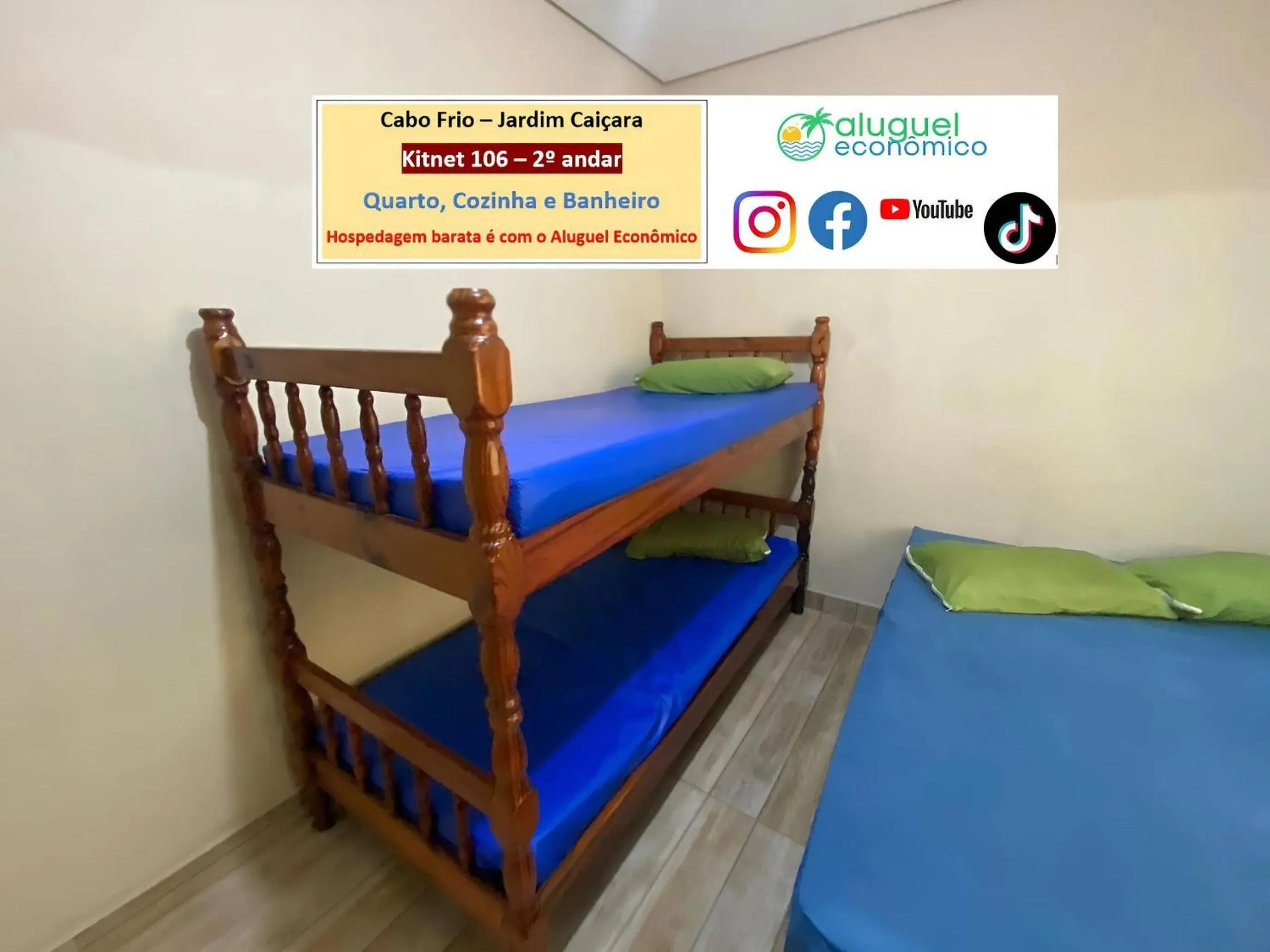 Bedroom, Bed in Cabo Frio - Jardim Caiçara - Aluguel Econômico
