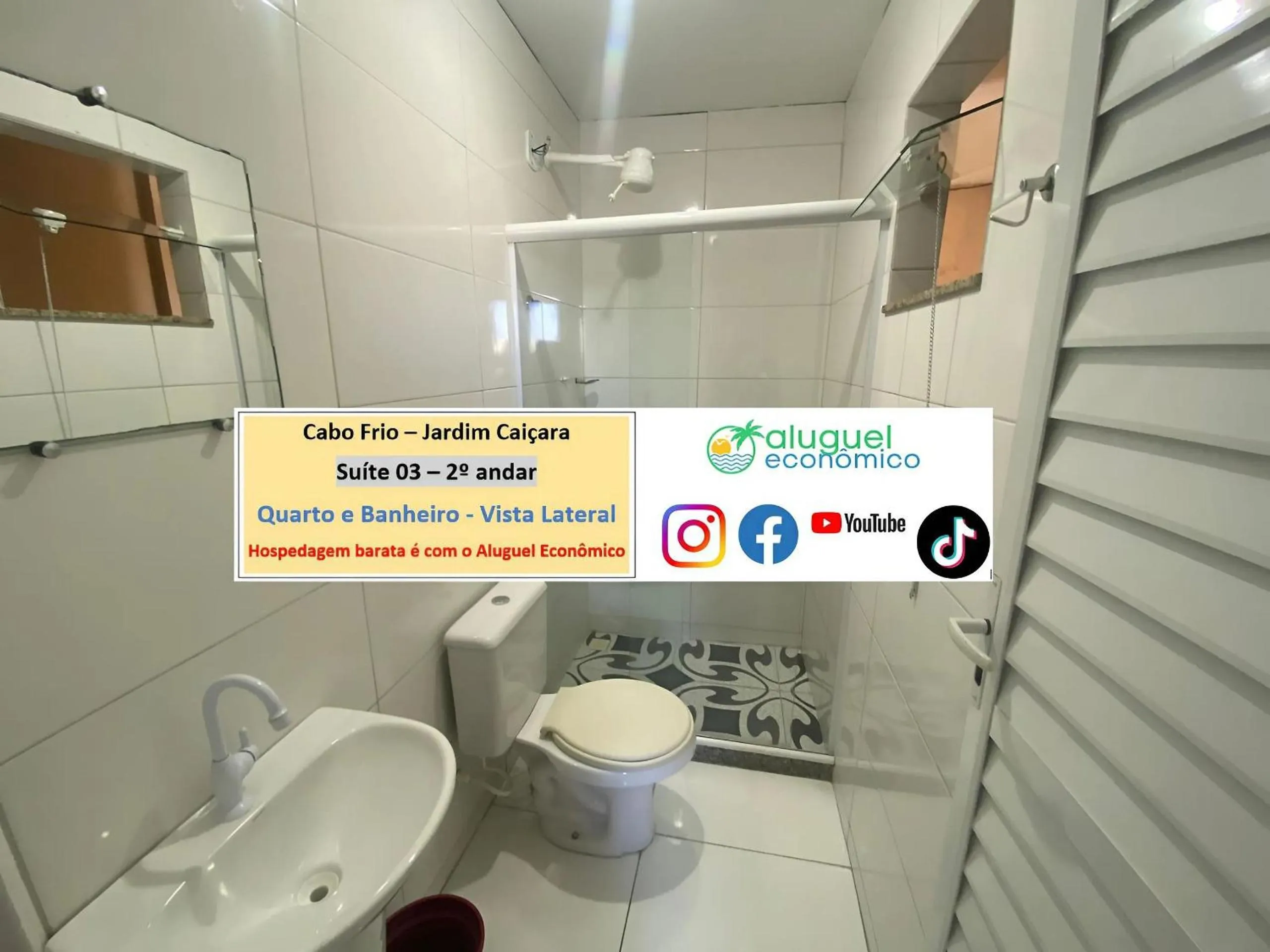 Toilet in Cabo Frio - Jardim Caiçara - Aluguel Econômico