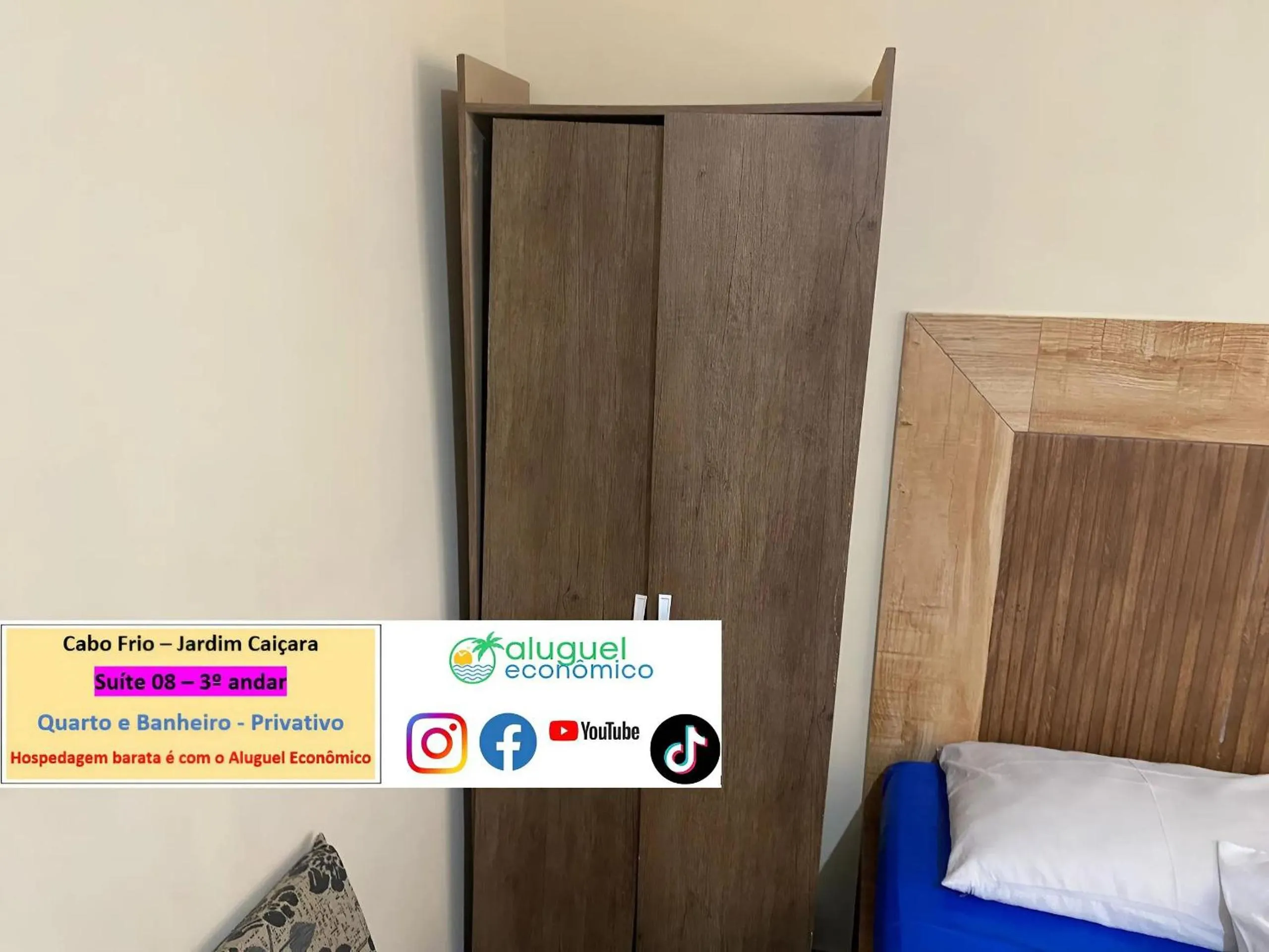 Bedroom, Bed in Cabo Frio - Jardim Caiçara - Aluguel Econômico