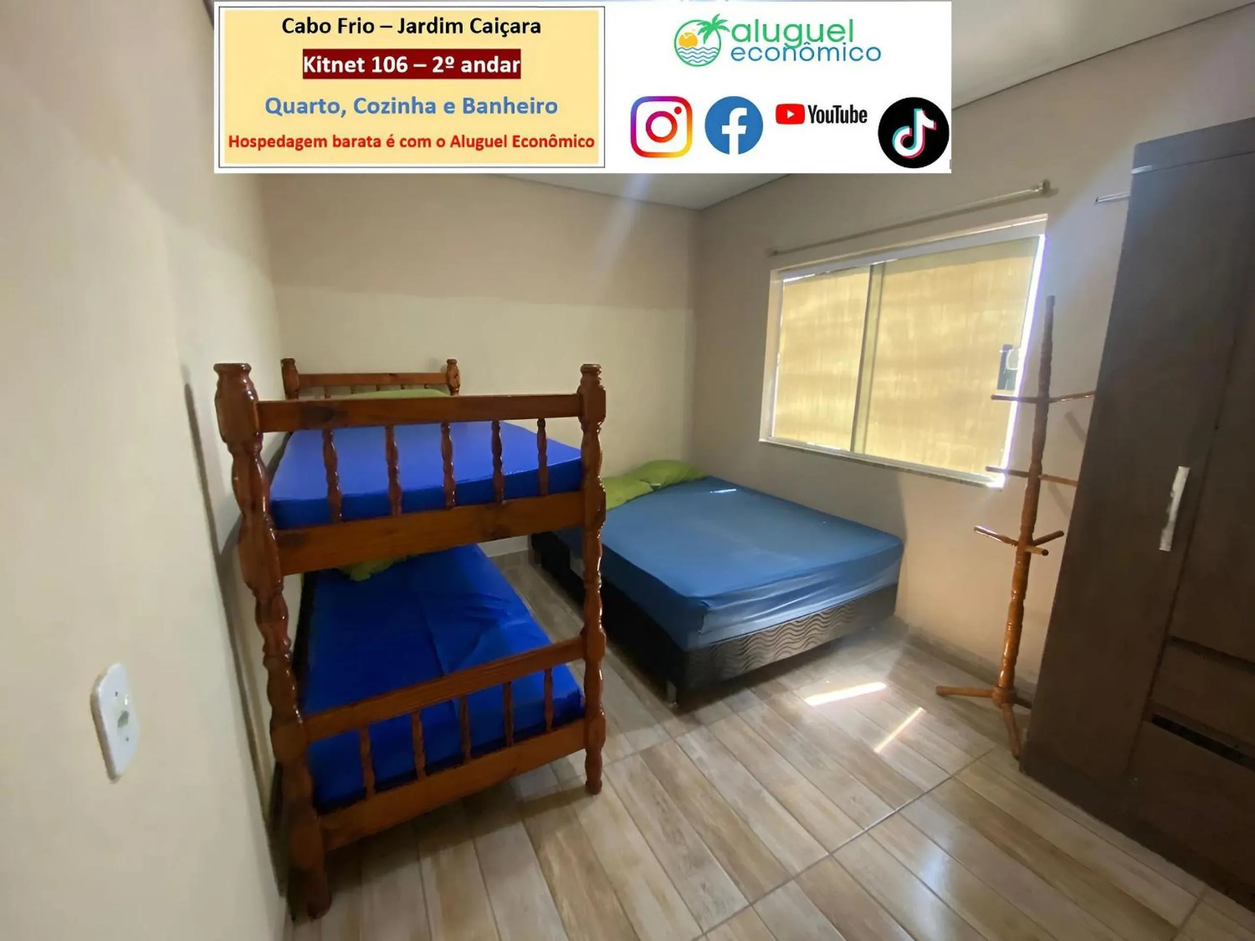 Bedroom, Bed in Cabo Frio - Jardim Caiçara - Aluguel Econômico