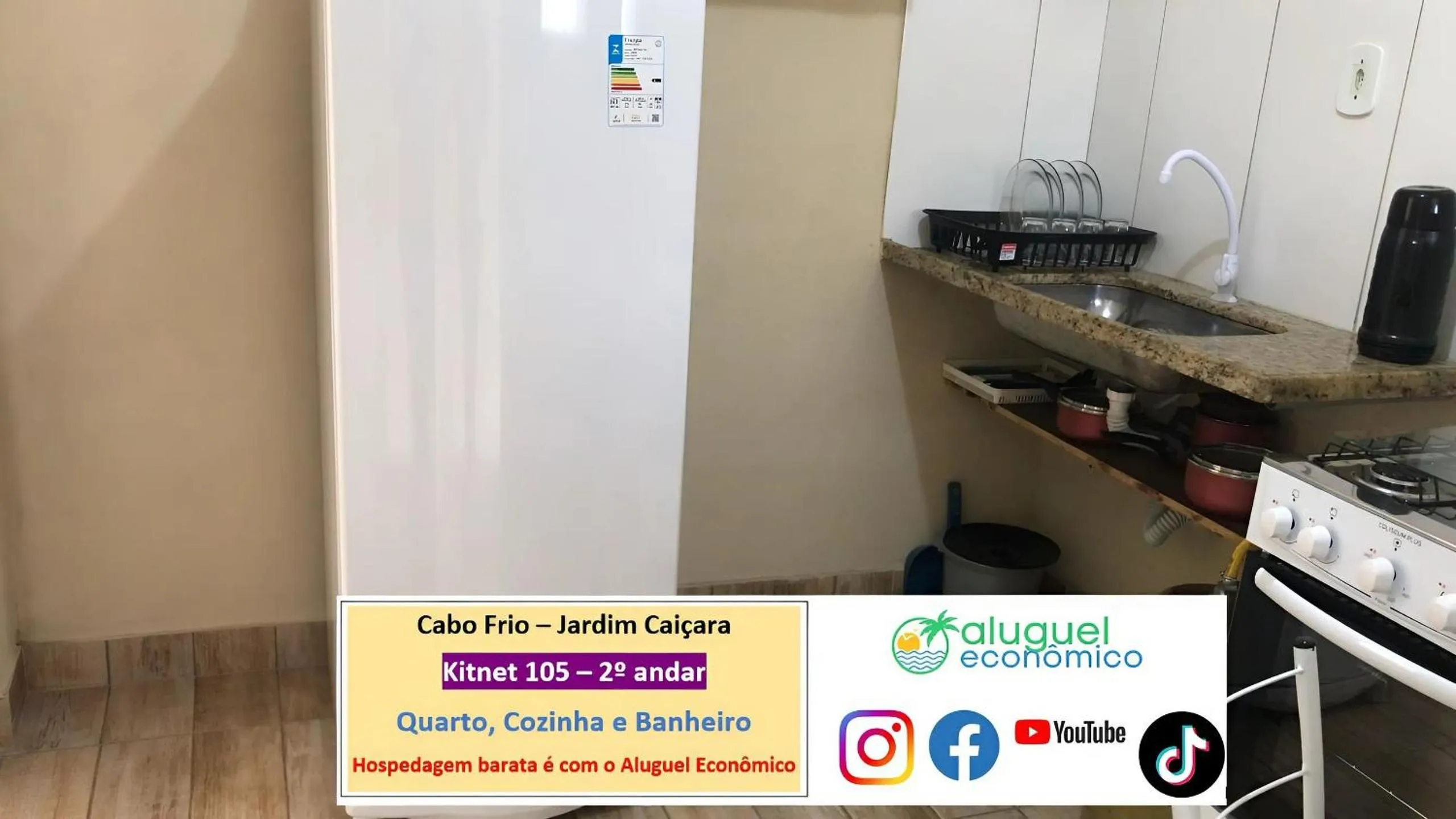 Kitchen or kitchenette in Cabo Frio - Jardim Caiçara - Aluguel Econômico