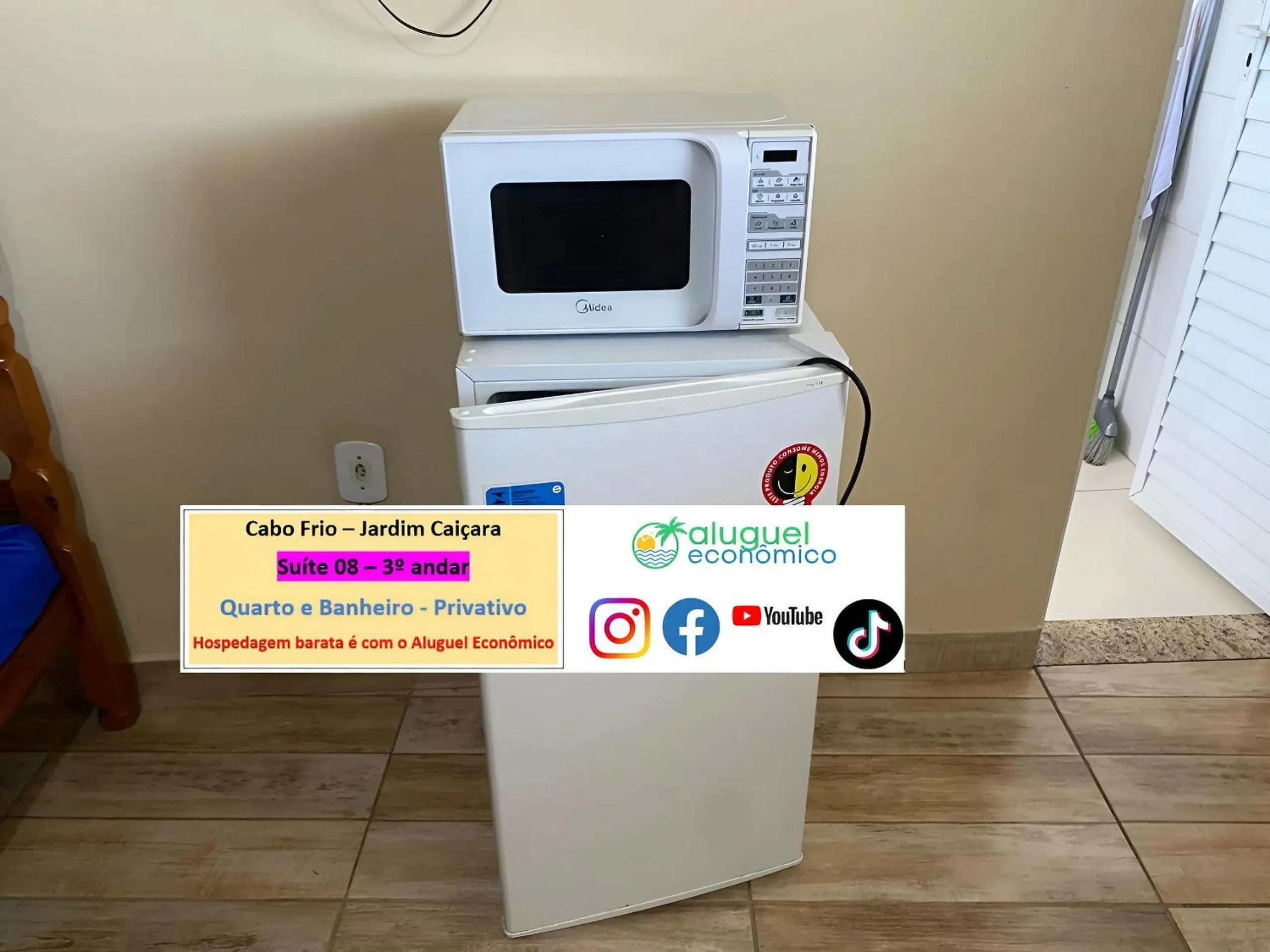 Bedroom in Cabo Frio - Jardim Caiçara - Aluguel Econômico