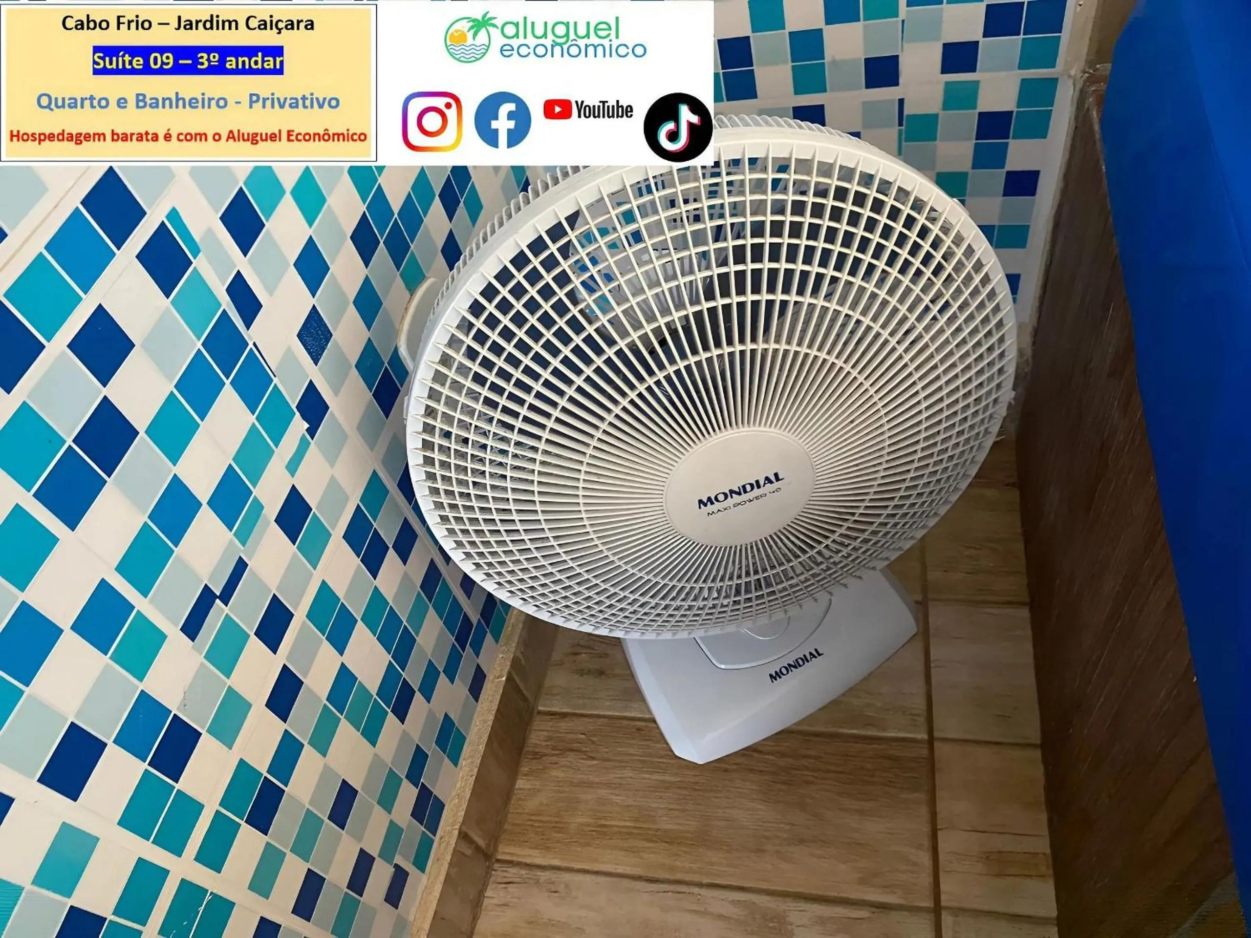 Bedroom in Cabo Frio - Jardim Caiçara - Aluguel Econômico