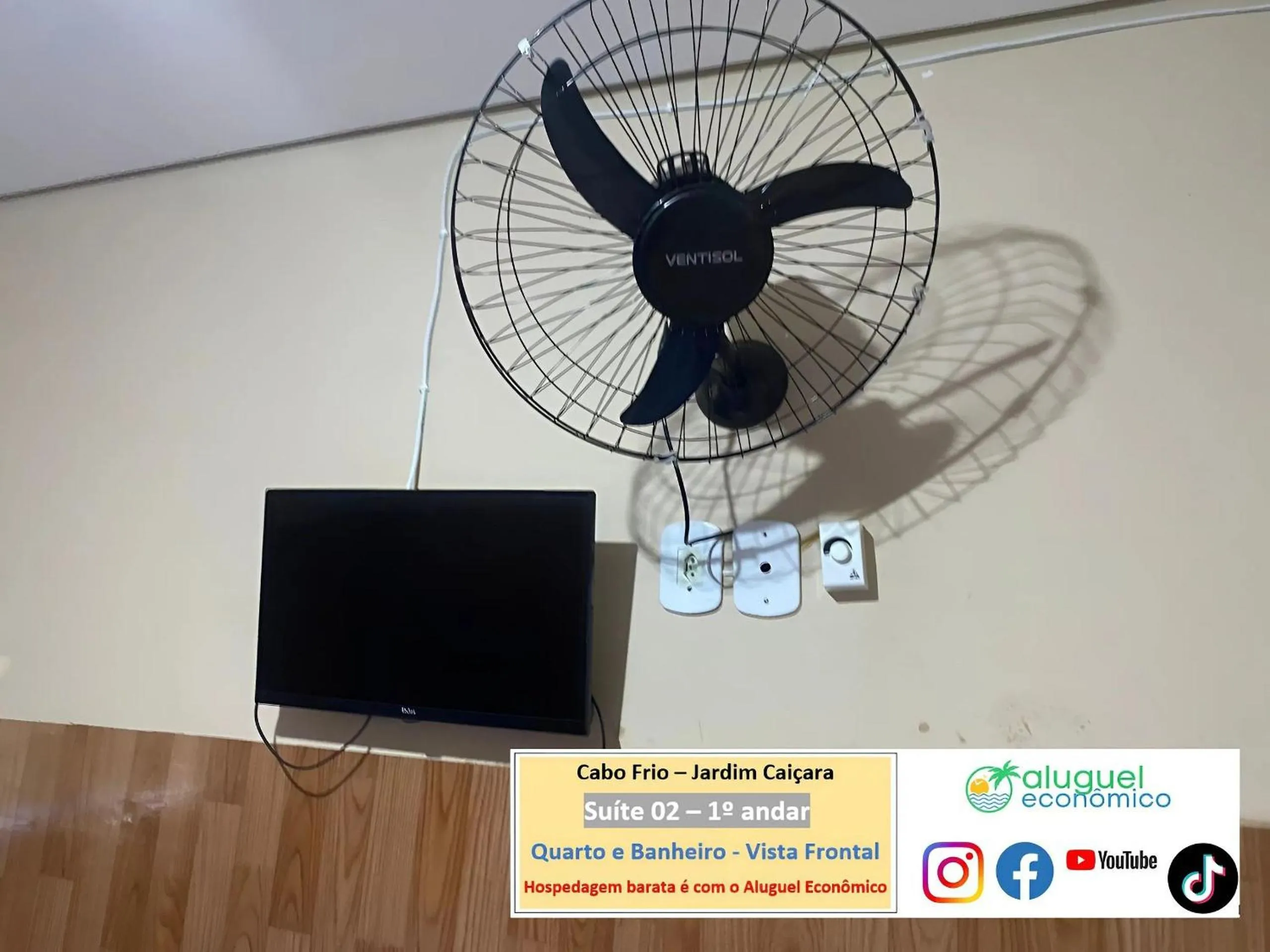 Bedroom in Cabo Frio - Jardim Caiçara - Aluguel Econômico