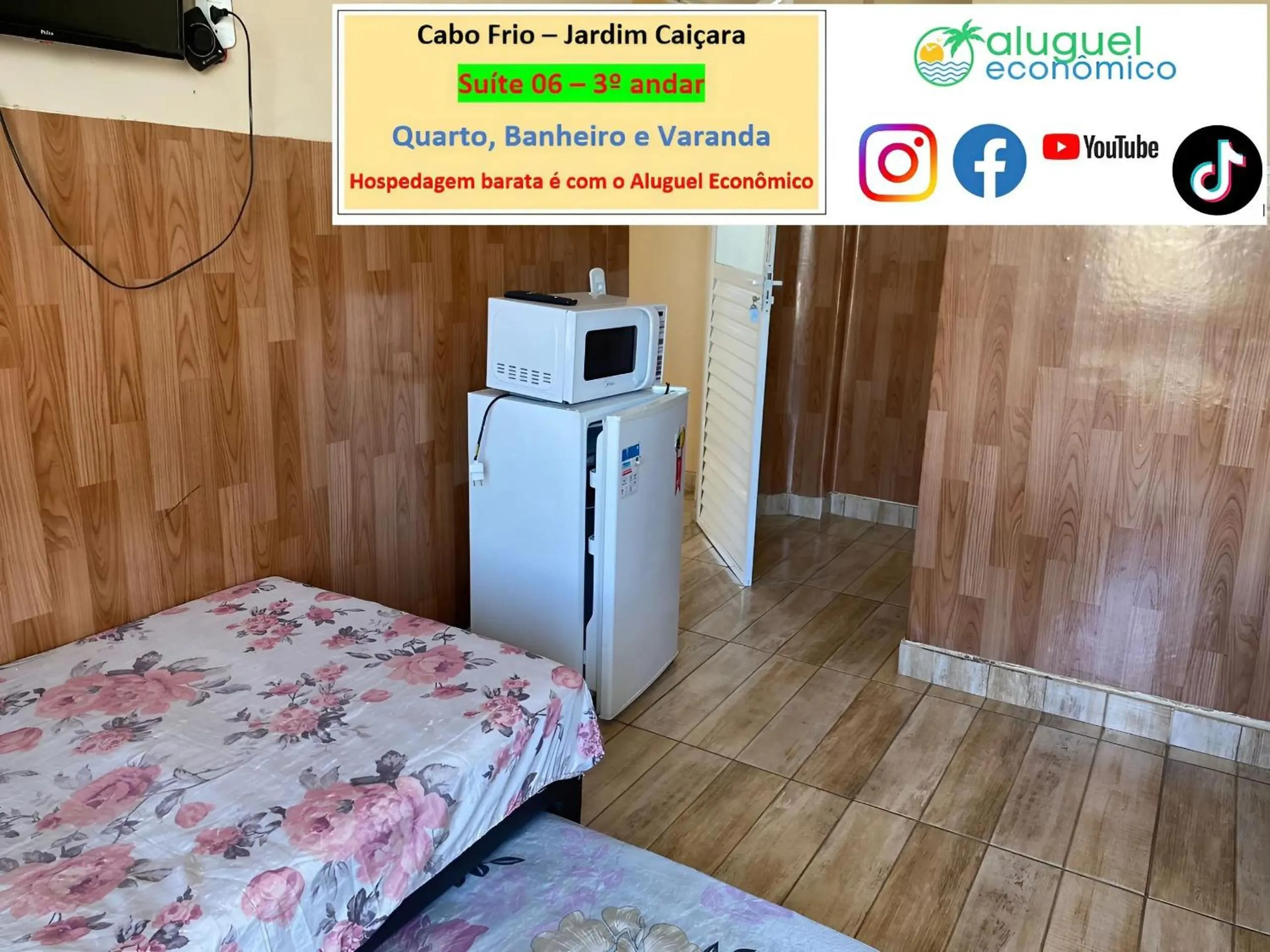 Bedroom, Bed in Cabo Frio - Jardim Caiçara - Aluguel Econômico