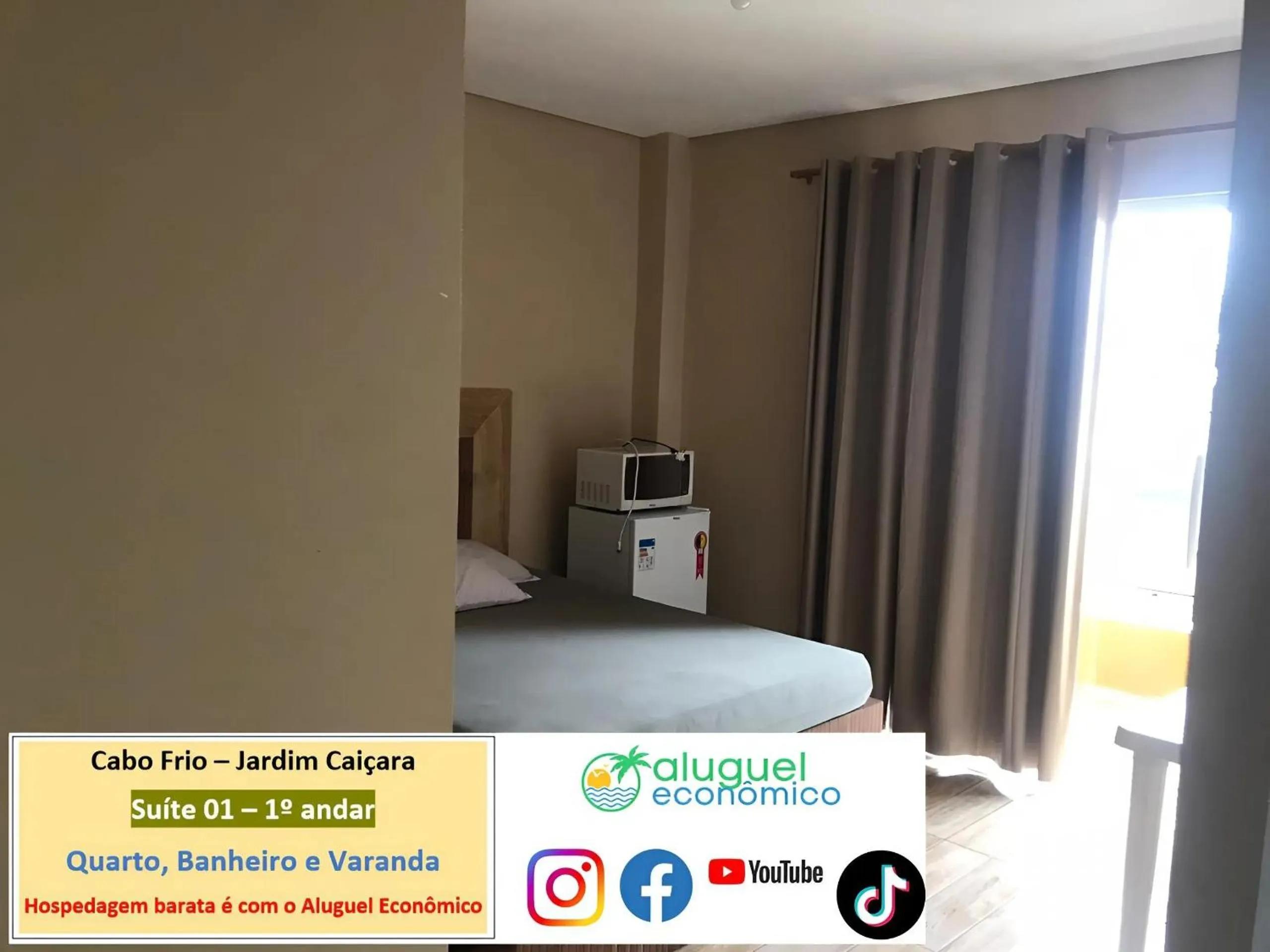 Bedroom, Bed in Cabo Frio - Jardim Caiçara - Aluguel Econômico