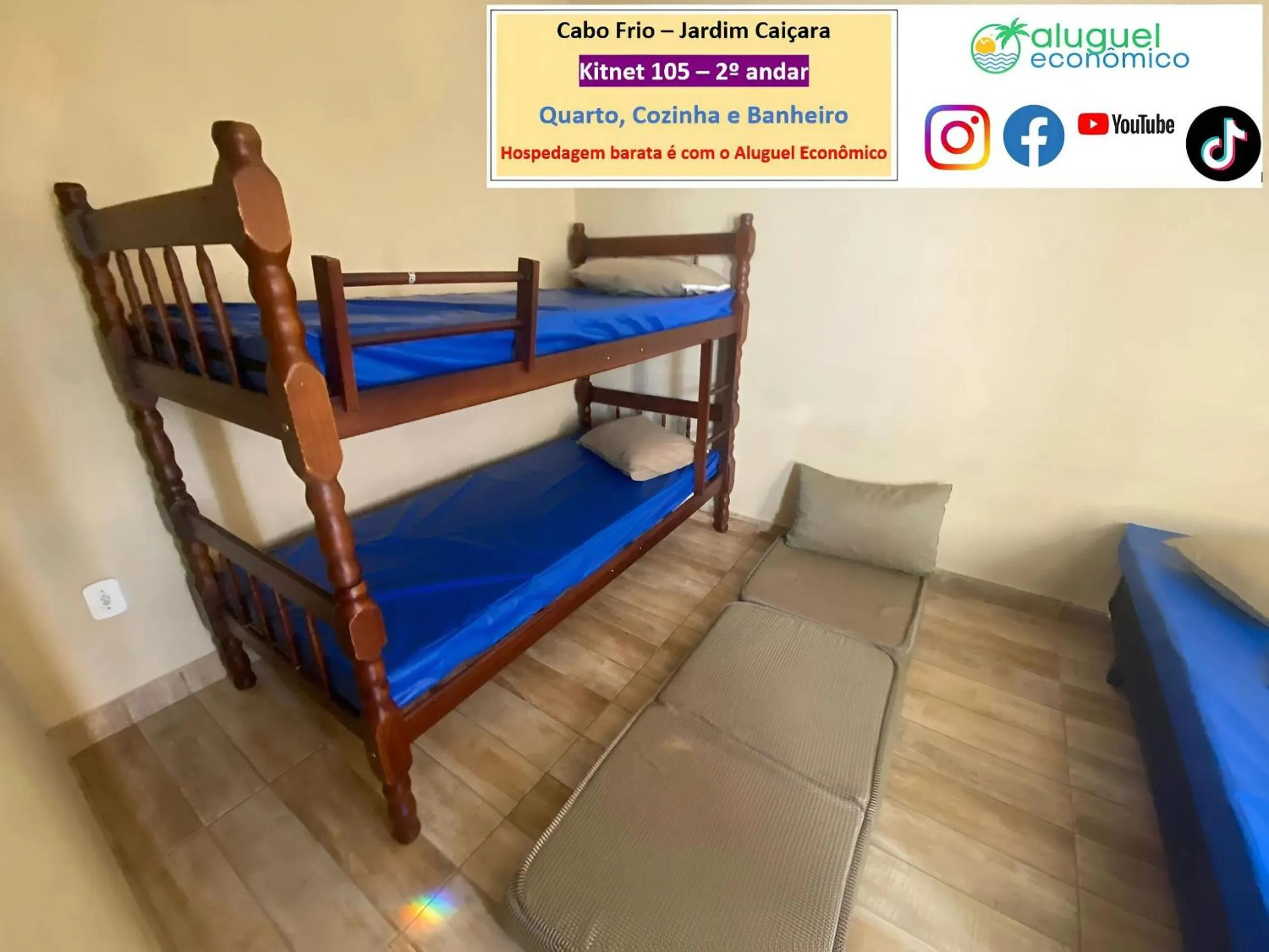 Bedroom, Bed in Cabo Frio - Jardim Caiçara - Aluguel Econômico