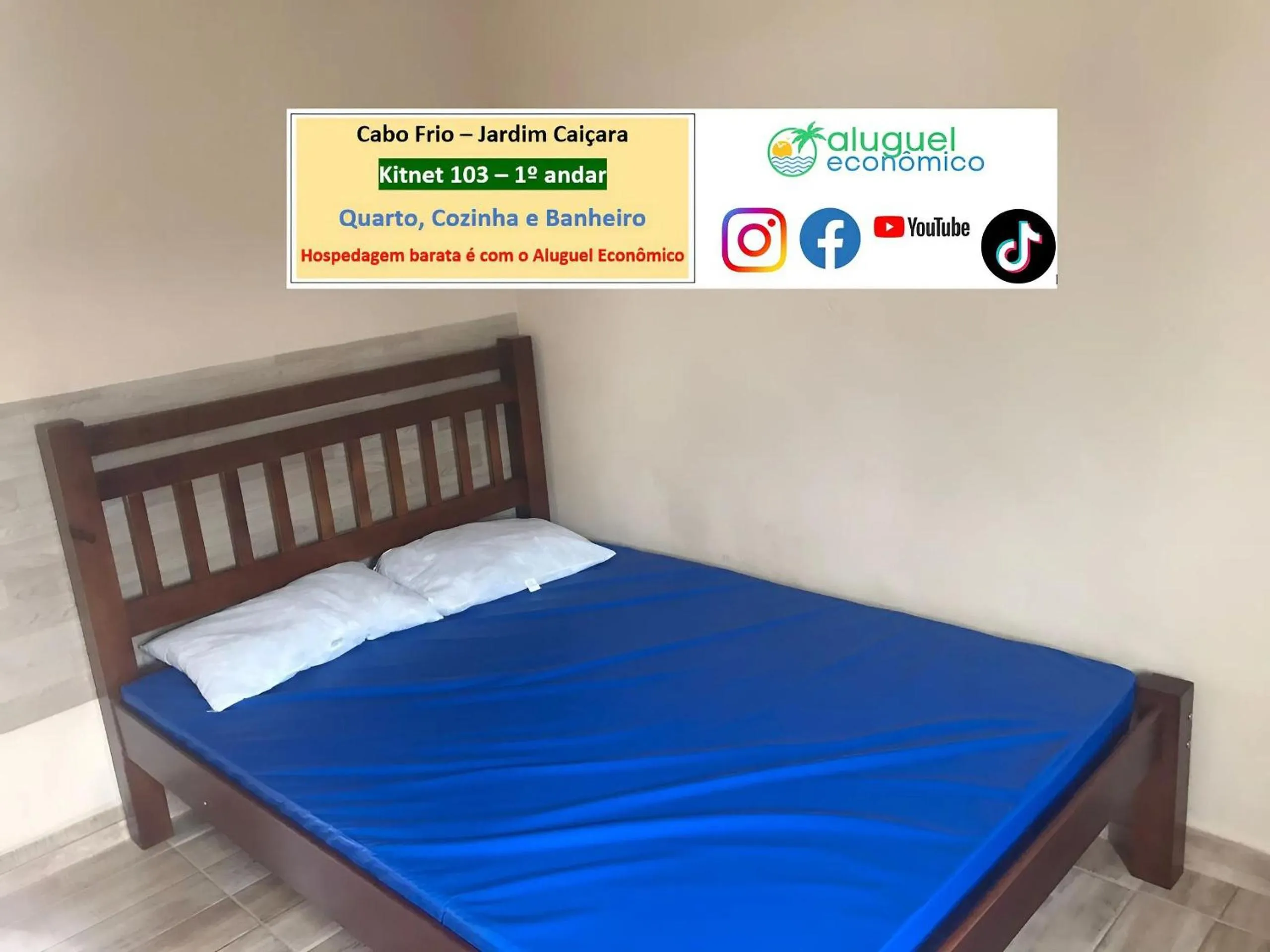Bedroom, Bed in Cabo Frio - Jardim Caiçara - Aluguel Econômico