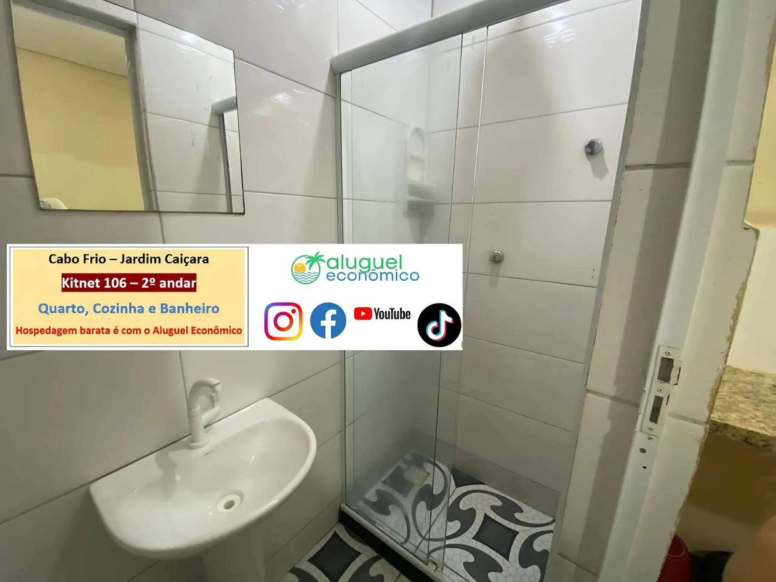 Toilet in Cabo Frio - Jardim Caiçara - Aluguel Econômico