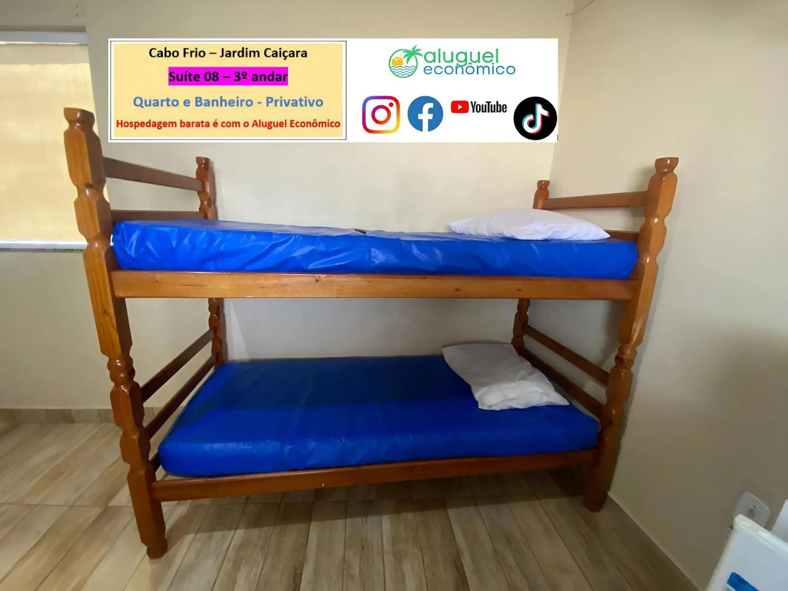 Bedroom, Bed in Cabo Frio - Jardim Caiçara - Aluguel Econômico